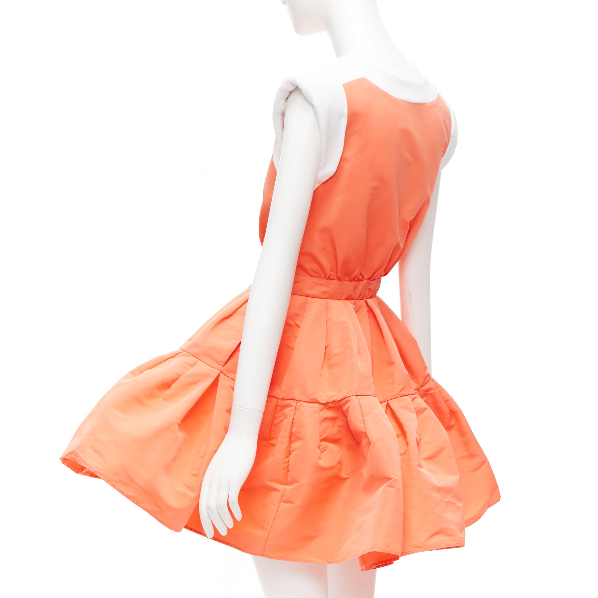 Alexander Mcqueen Taffeta Flared Dress - Detail 1