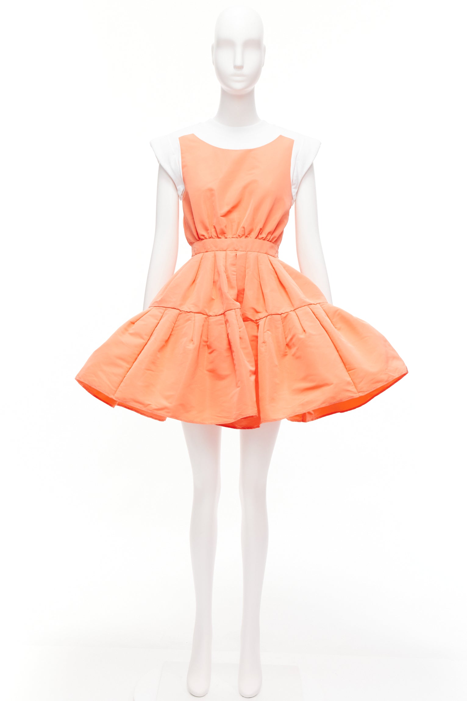 Alexander Mcqueen Taffeta Flared Dress - Image 11