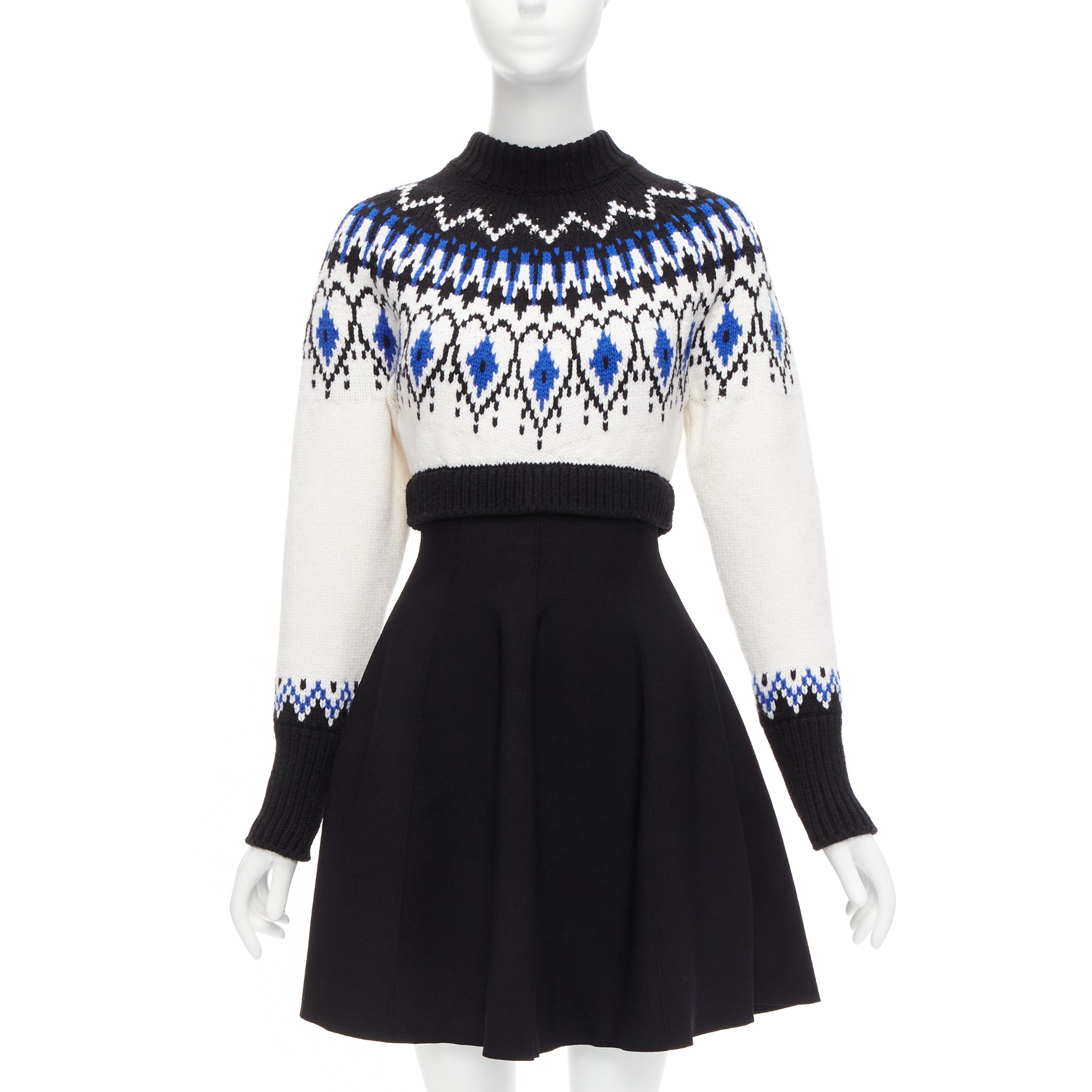 Alexander Mcqueen Fairisle Sweater Dress