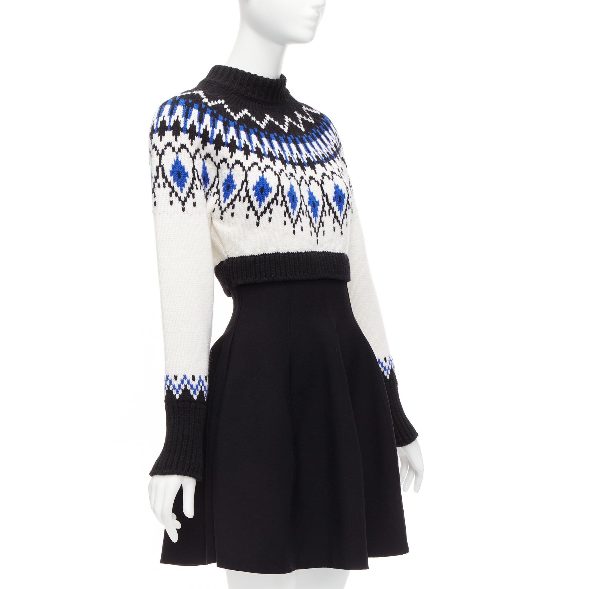 Alexander Mcqueen Fairisle Sweater Dress - Image 6