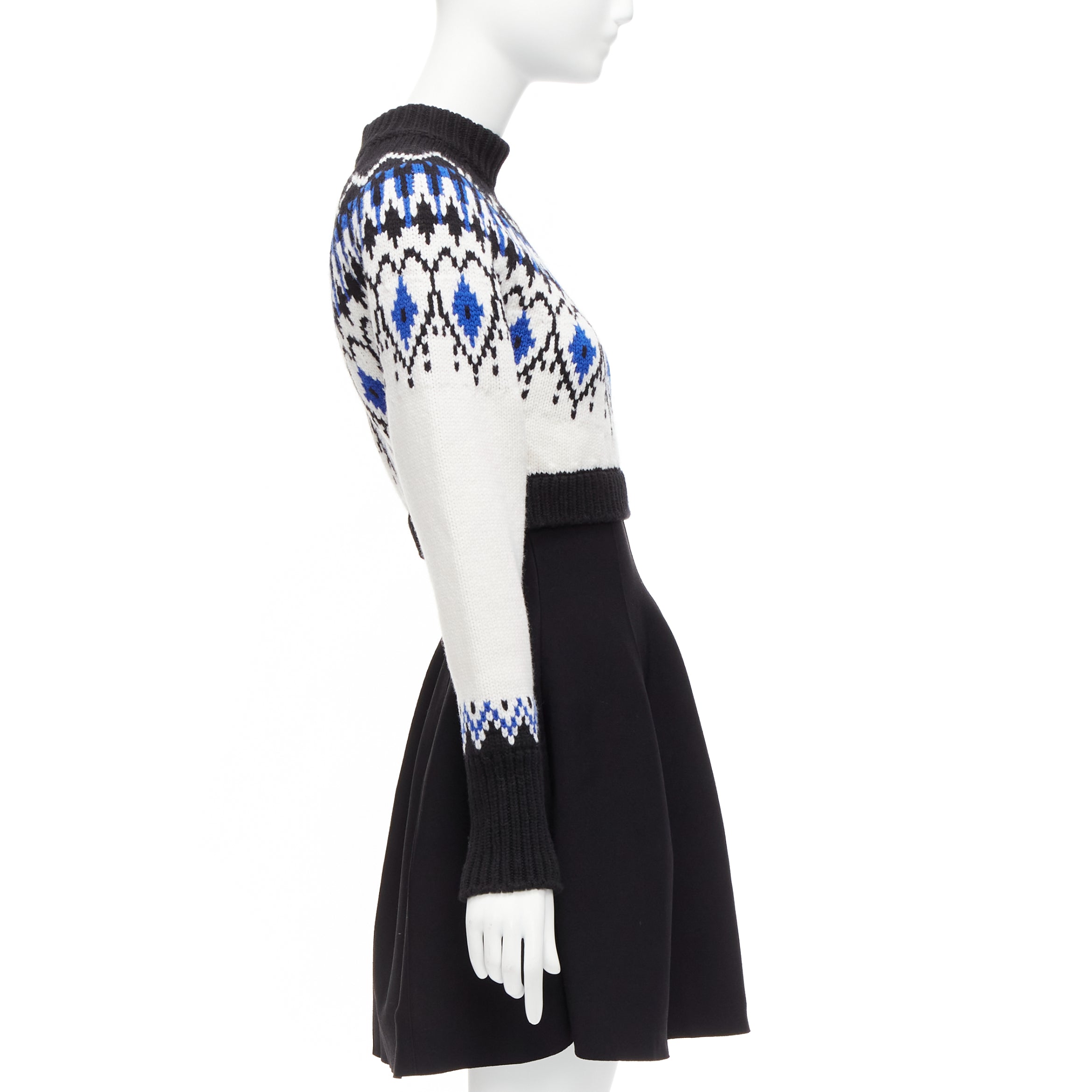 Alexander Mcqueen Fairisle Sweater Dress - 4