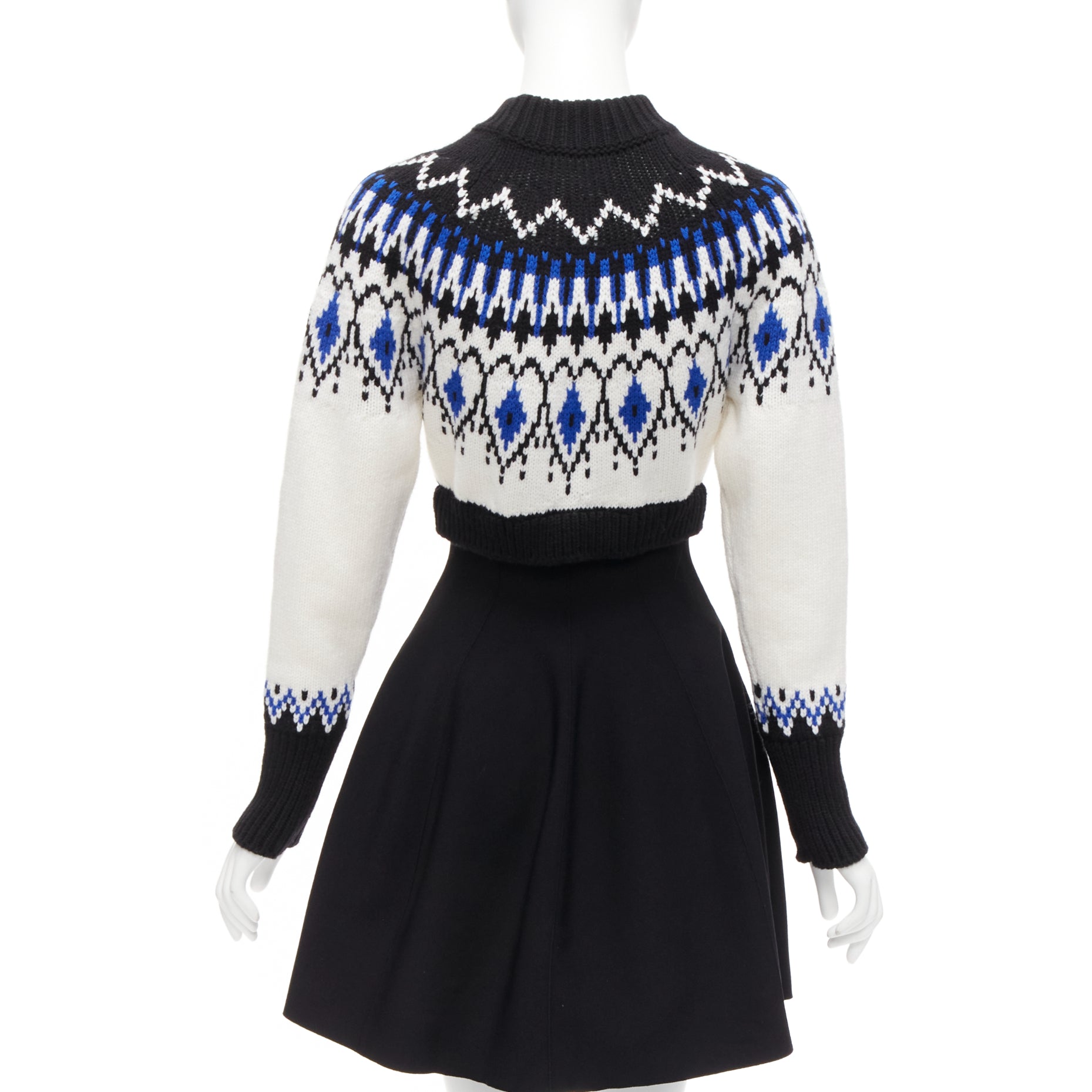 Alexander Mcqueen Fairisle Sweater Dress - Side view