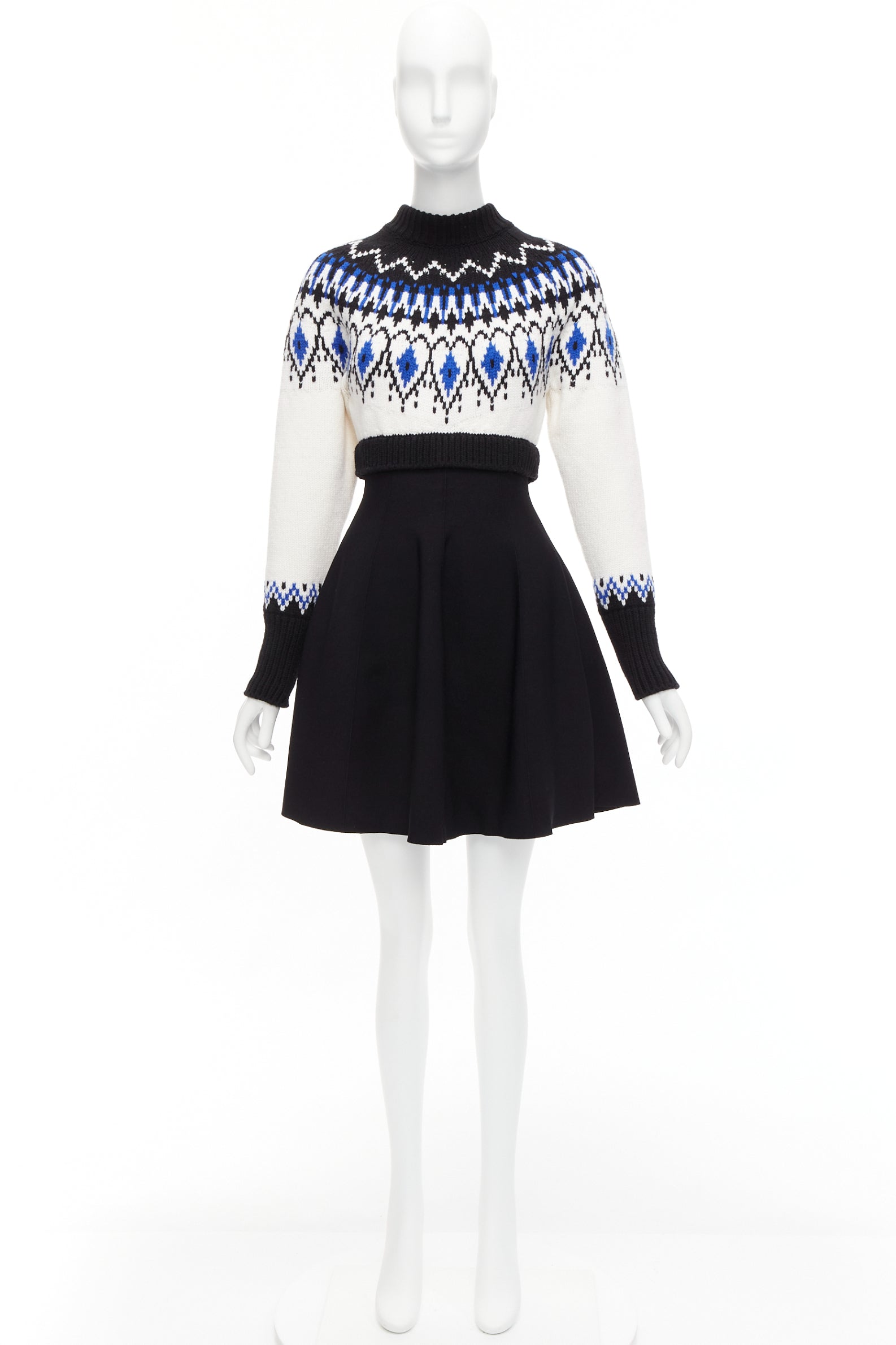 Alexander Mcqueen Fairisle Sweater Dress - Image 11