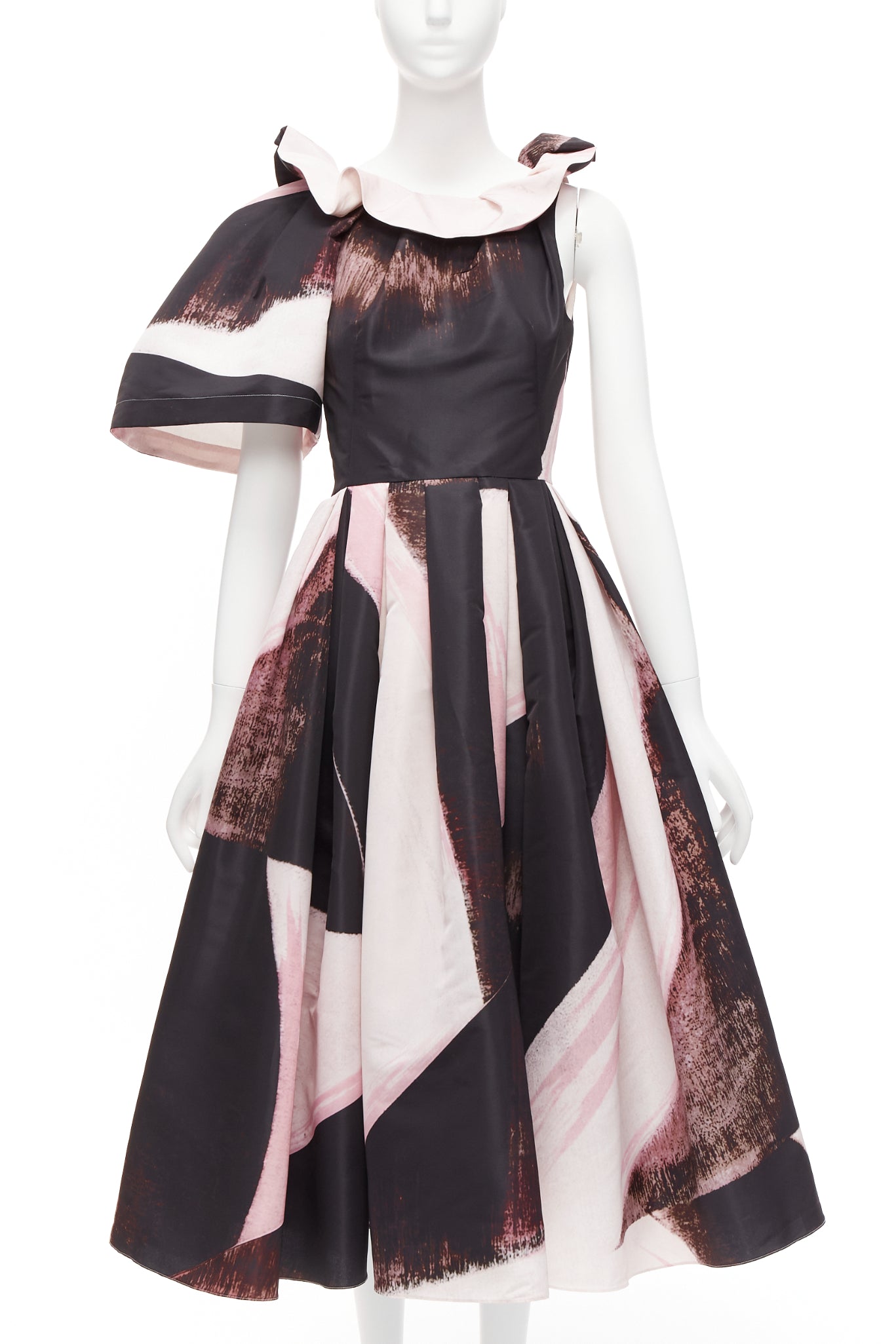 Alexander Mcqueen Brushstroke Gown