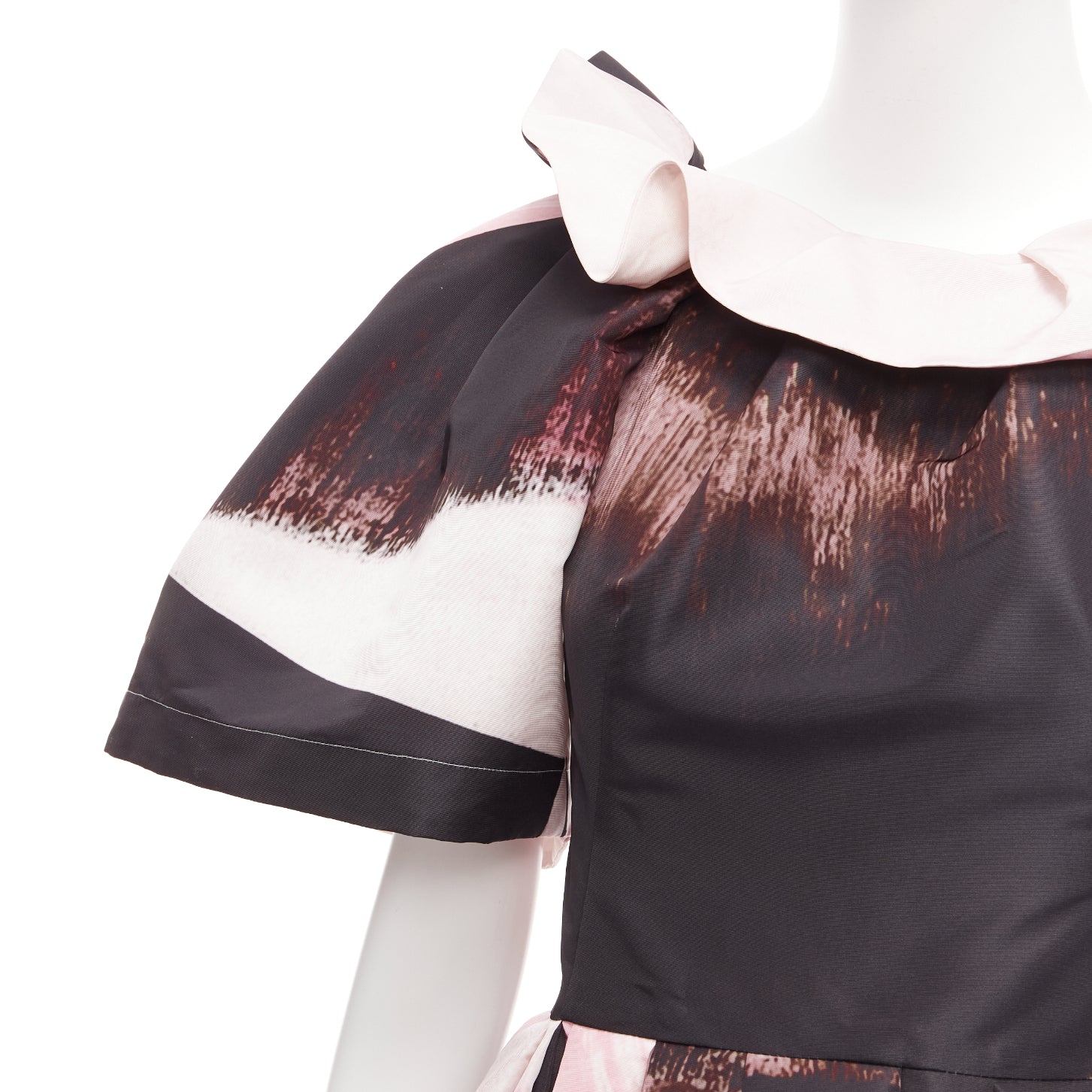 Alexander Mcqueen Brushstroke Gown - Back view