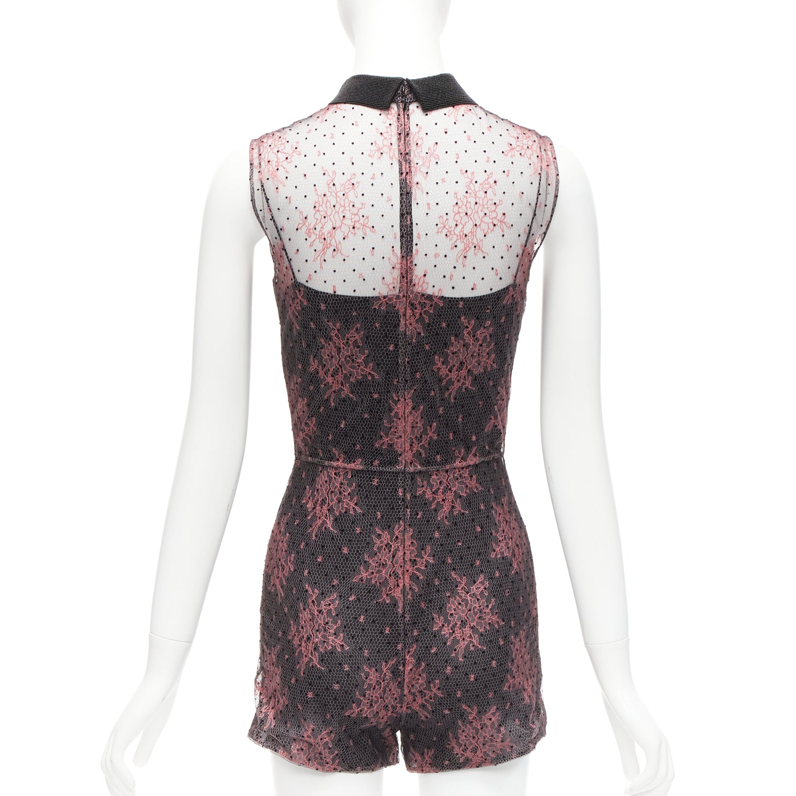 Dior Pink Lace Playsuit - Side view