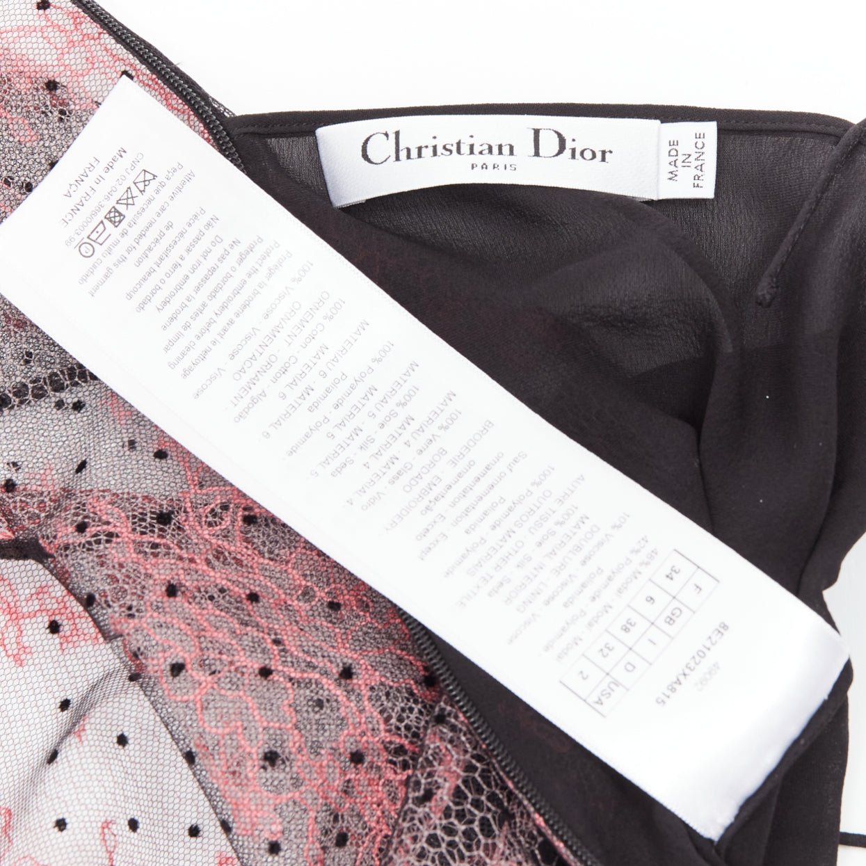 Dior Pink Lace Playsuit - Image 10