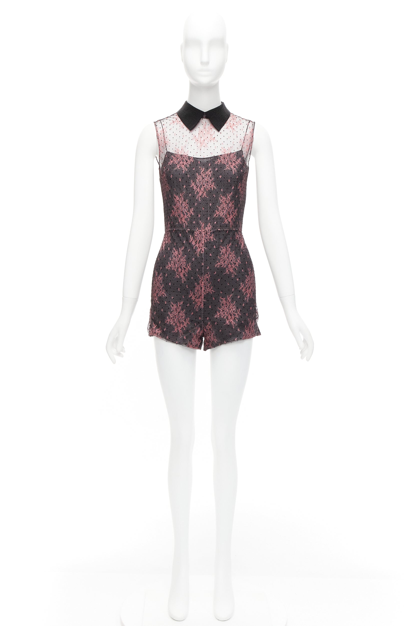 Dior Pink Lace Playsuit - Image 11