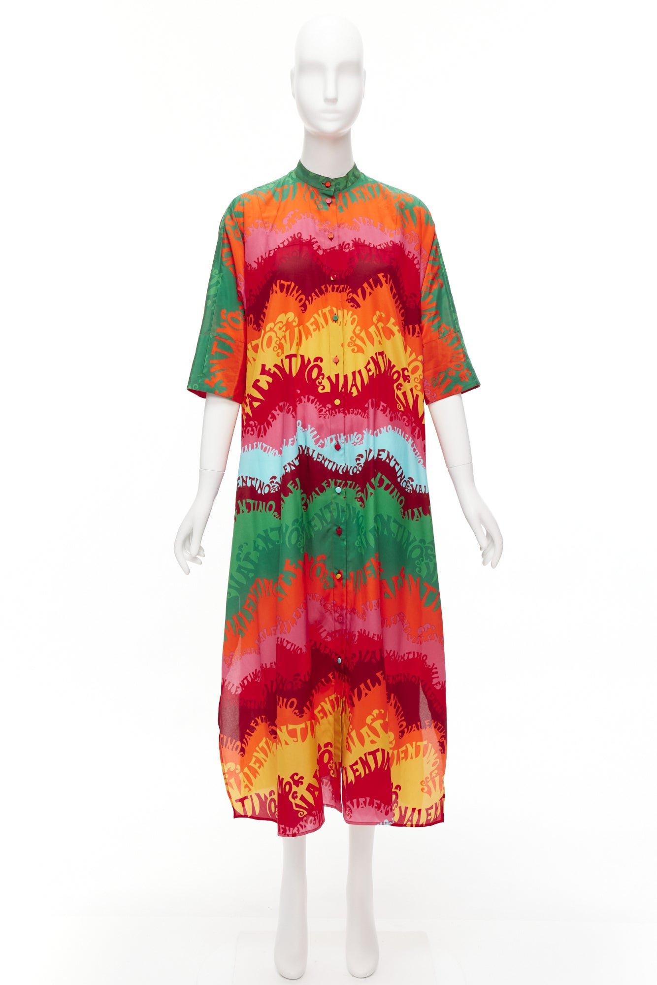 Valentino Garavani Rainbow Kaftan Dress - Image 11