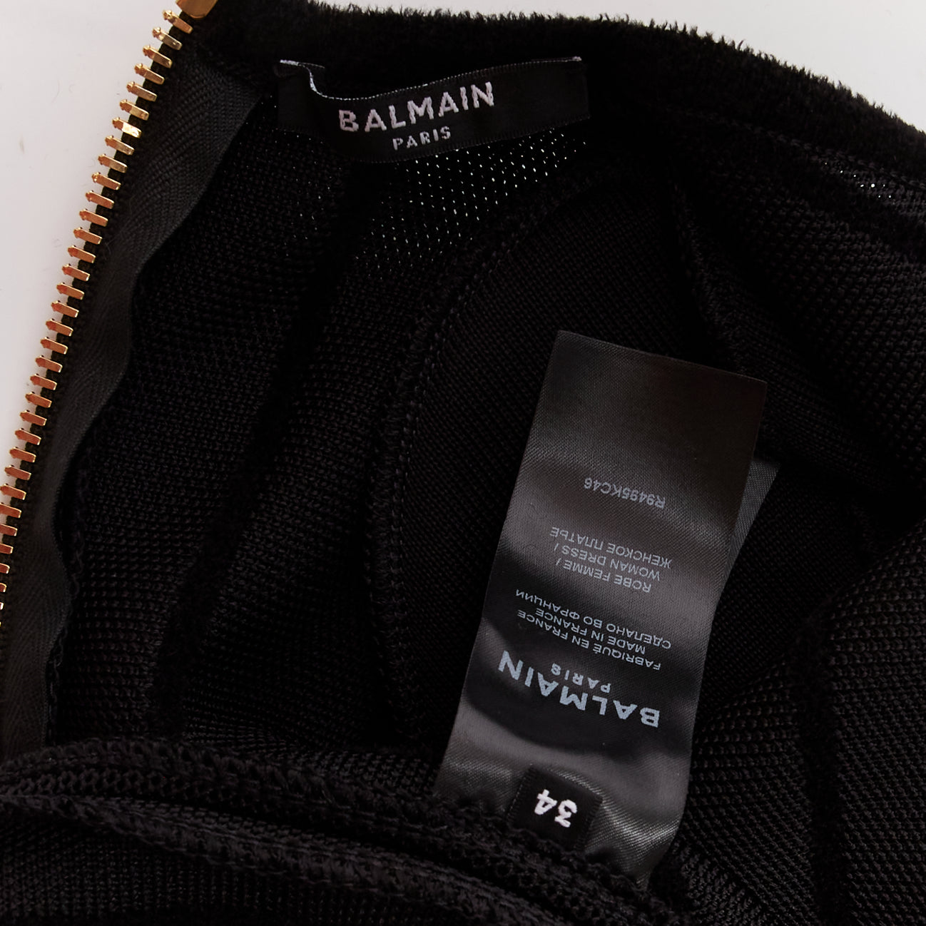 Balmain Striped Chenille Dress - Image 10