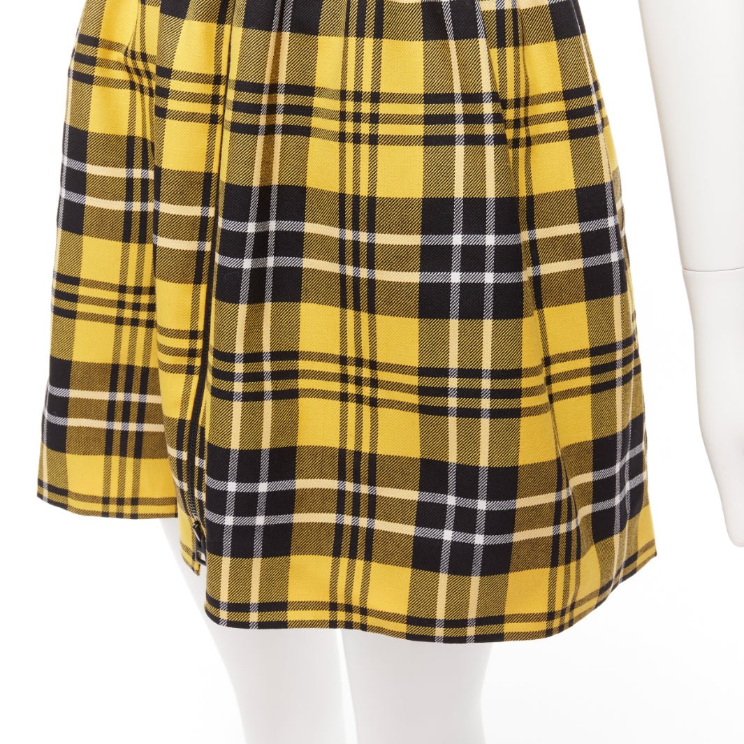 Christian Dior Punk Plaid Dress - Detail 2