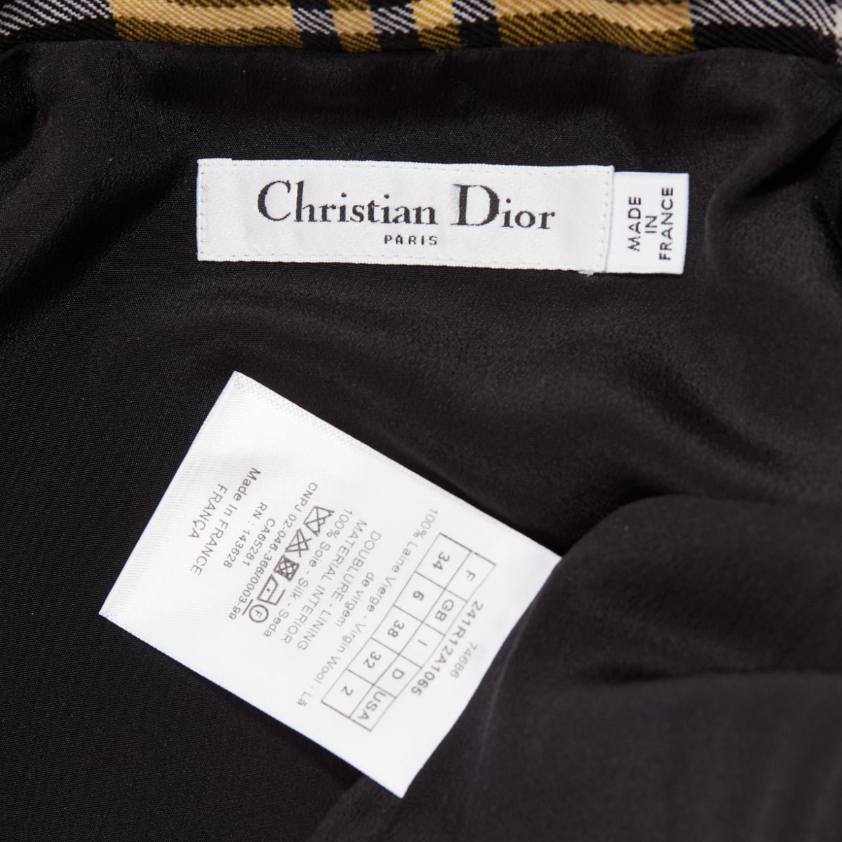 Christian Dior Punk Plaid Dress - Image 10