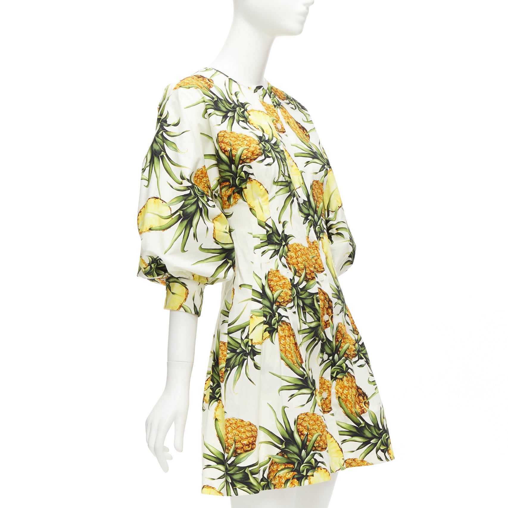 Oscar De La Renta Pineapple Puff Dress - Image 6