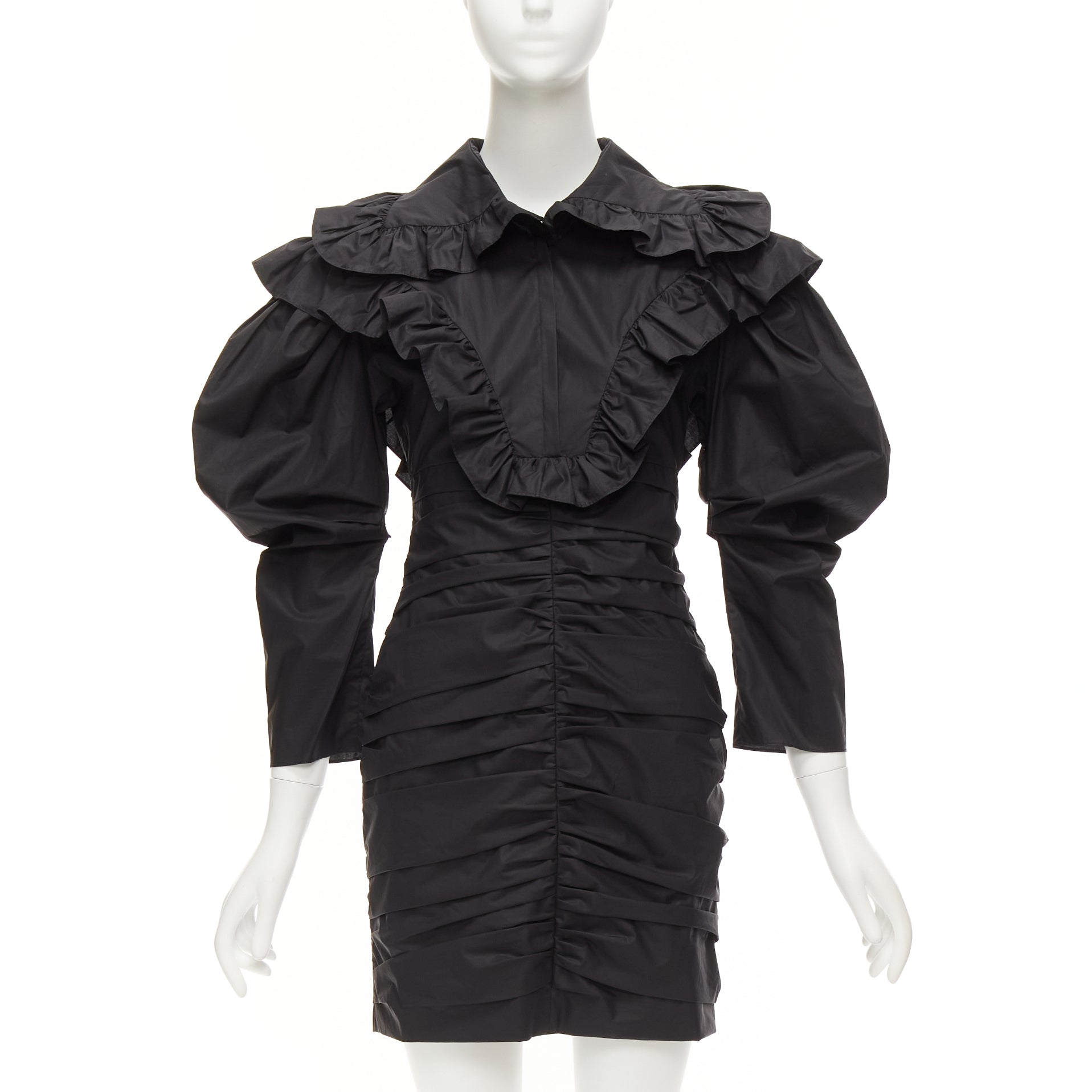 Philosophy Di Alberta Ferretti Poplin Ruffle Dress