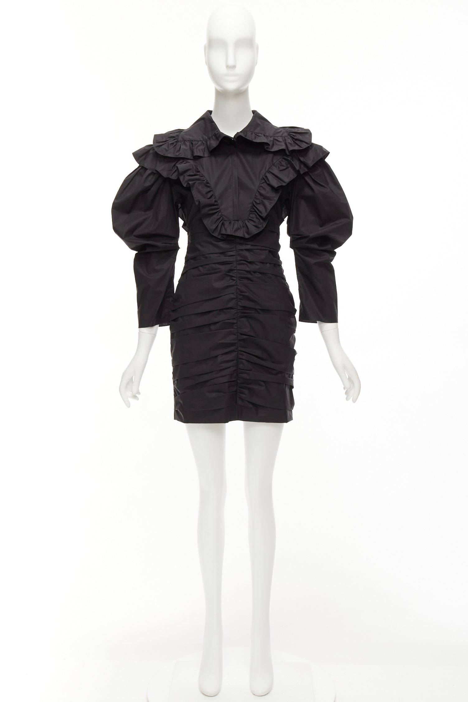 Philosophy Di Alberta Ferretti Poplin Ruffle Dress - Image 11