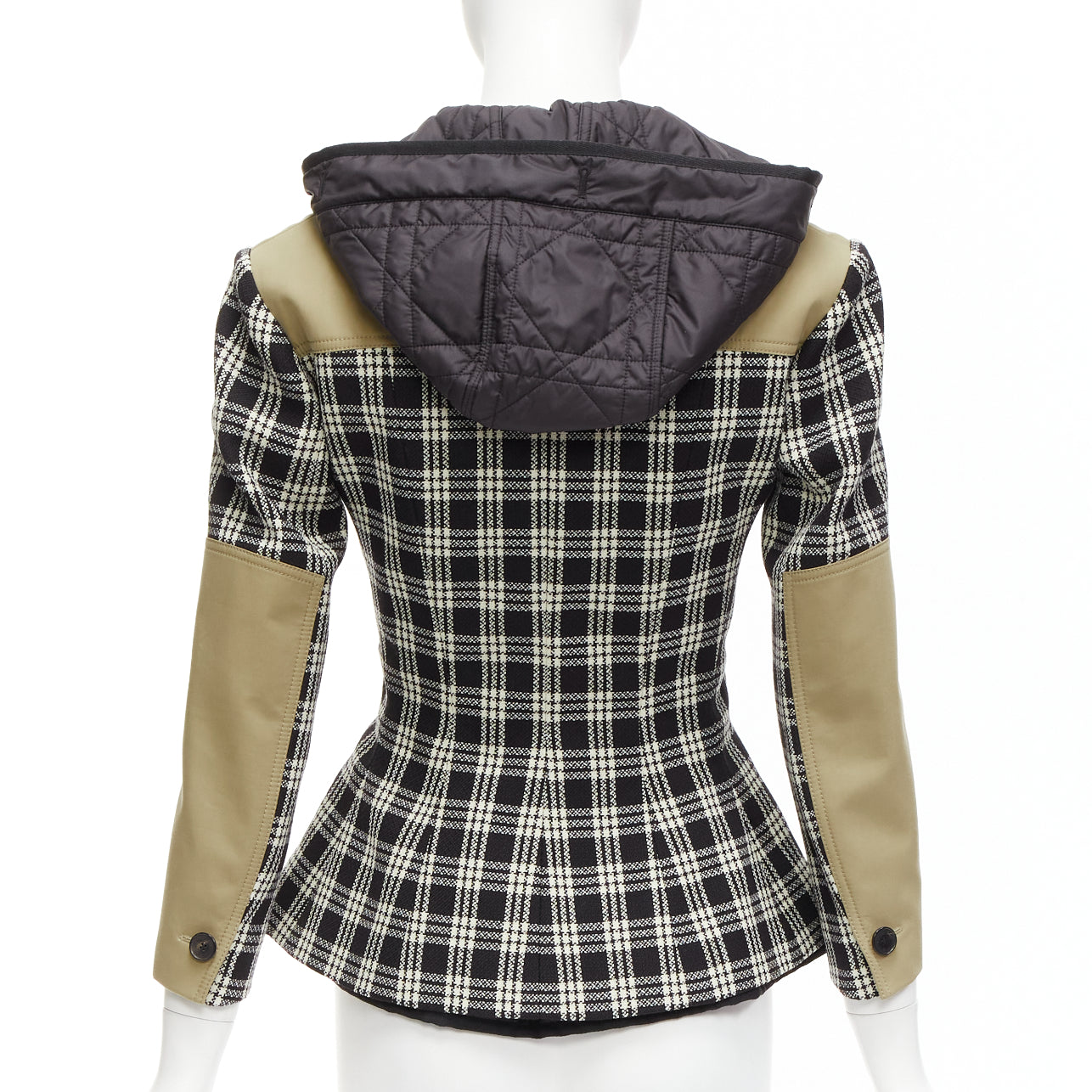 Dior Black White Wool Jacket - Detail 1