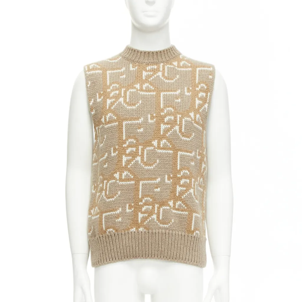 Dior Cactus Jack Beige Cashmere Never worn - Front View