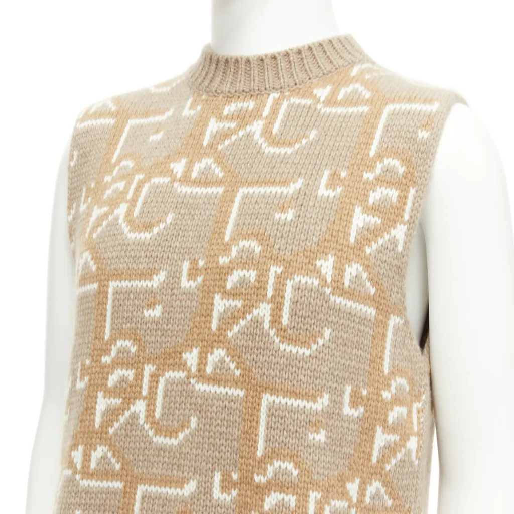 Dior Cactus Jack Beige Cashmere Never worn - Back View