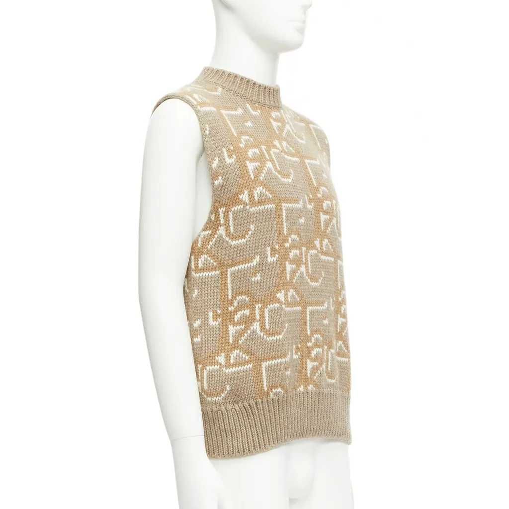 Dior Cactus Jack Beige Cashmere Never worn - Inside View