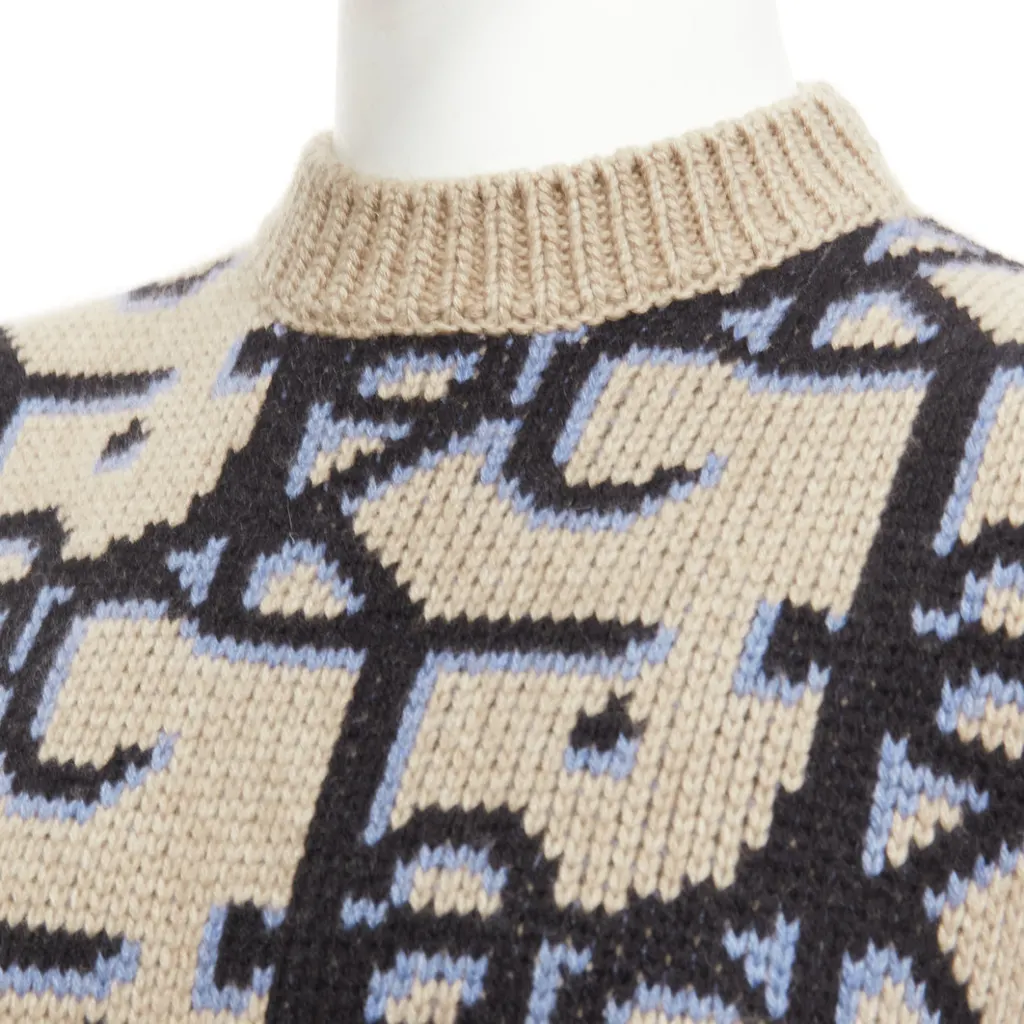 Dior Cactus Jack Beige Cashmere Never worn - Back View