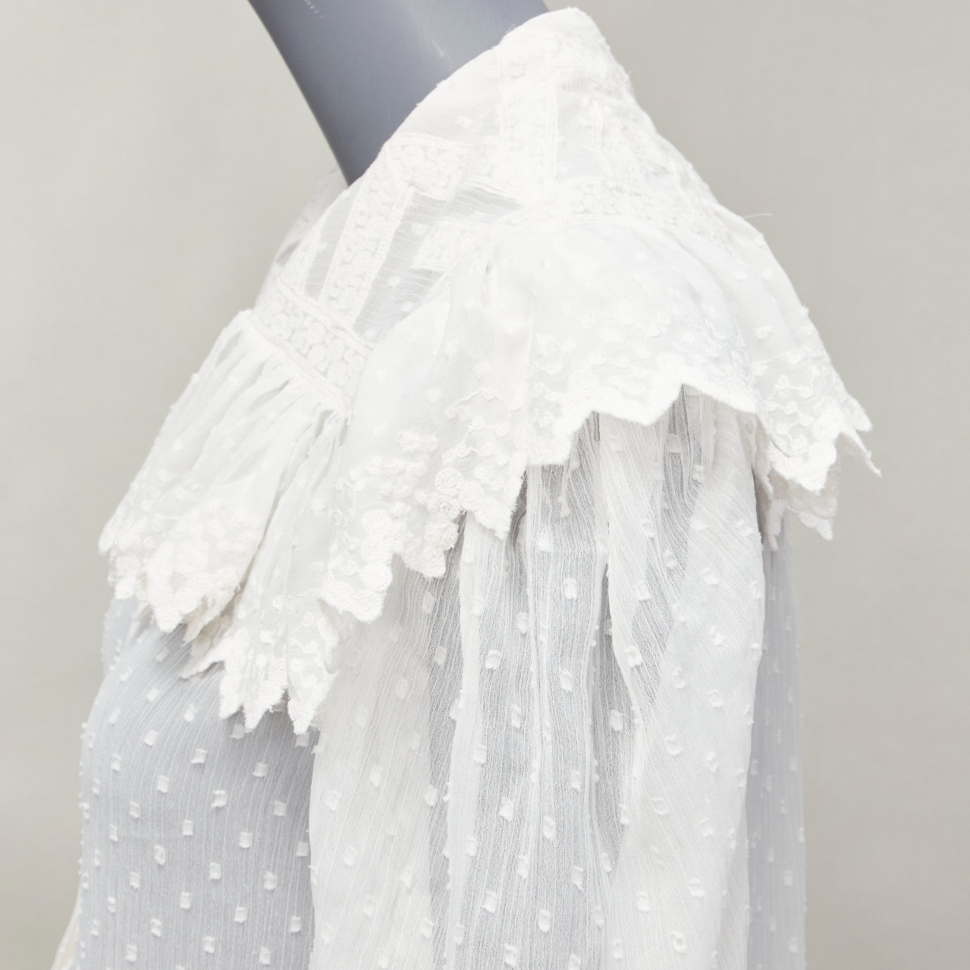 Etro Plisse Ruffle Blouse - Back view