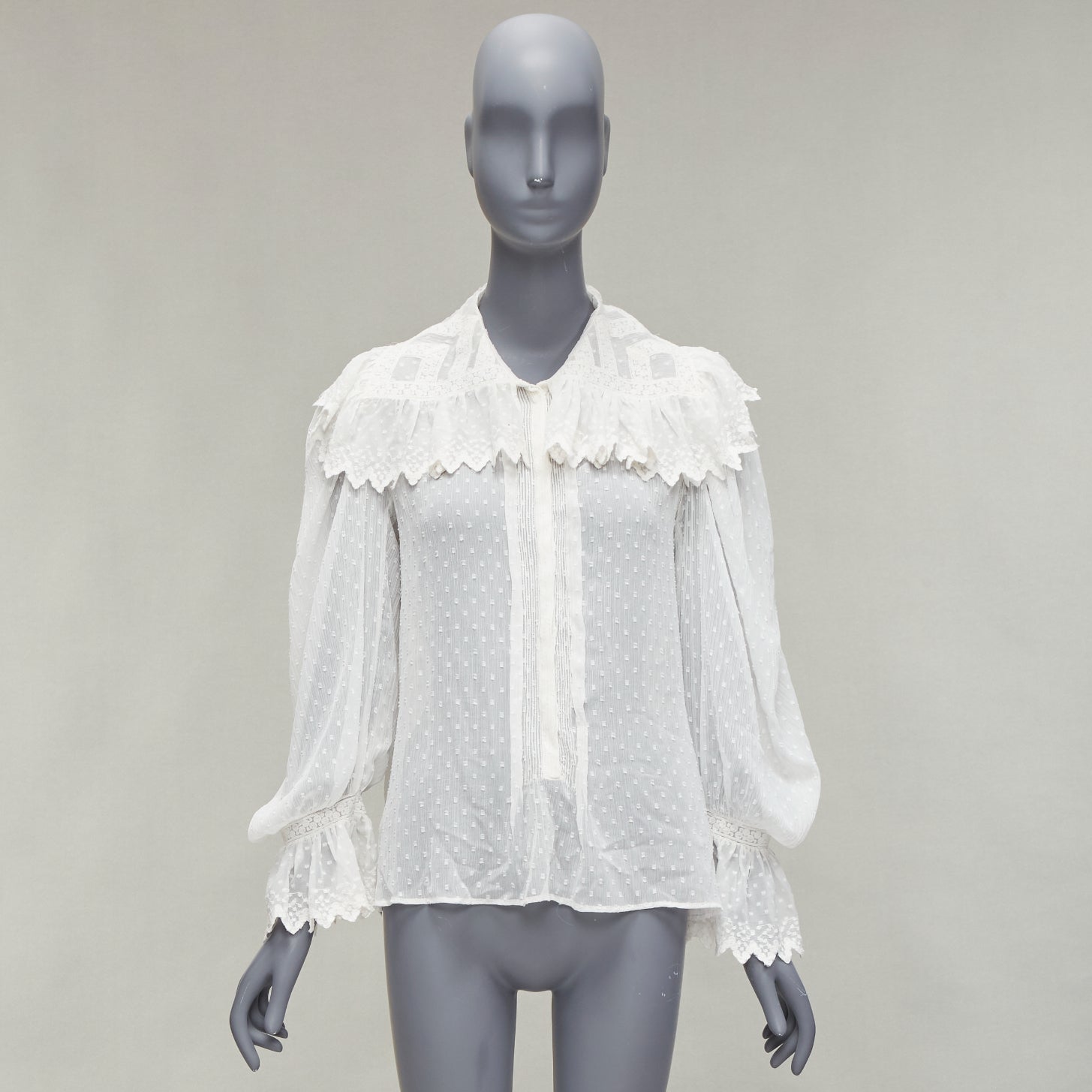 Etro Plisse Ruffle Blouse - Image 12