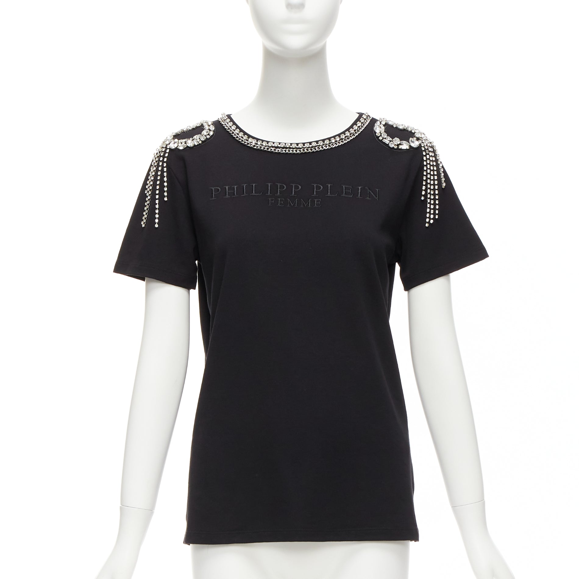 Philipp Plein Crystal Fringe Shirt - Image 6