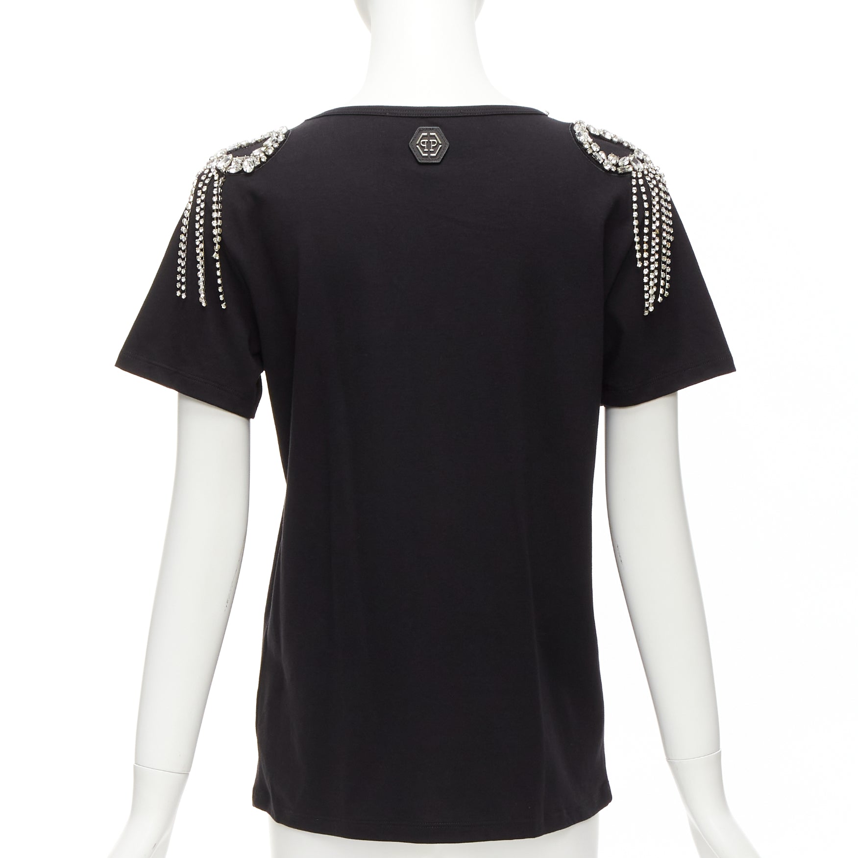 Philipp Plein Crystal Fringe Shirt - Side view