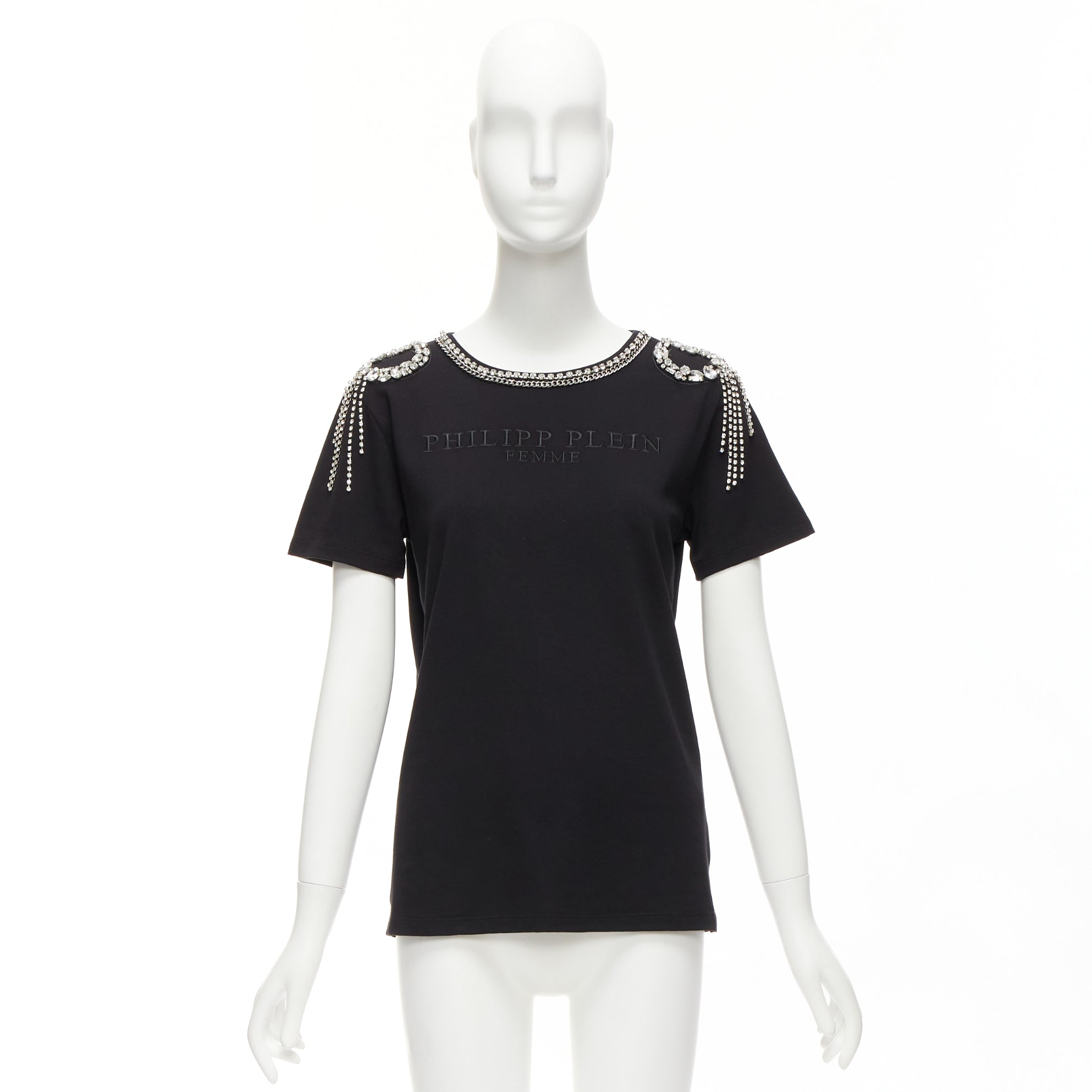 Philipp Plein Crystal Fringe Shirt - Image 11