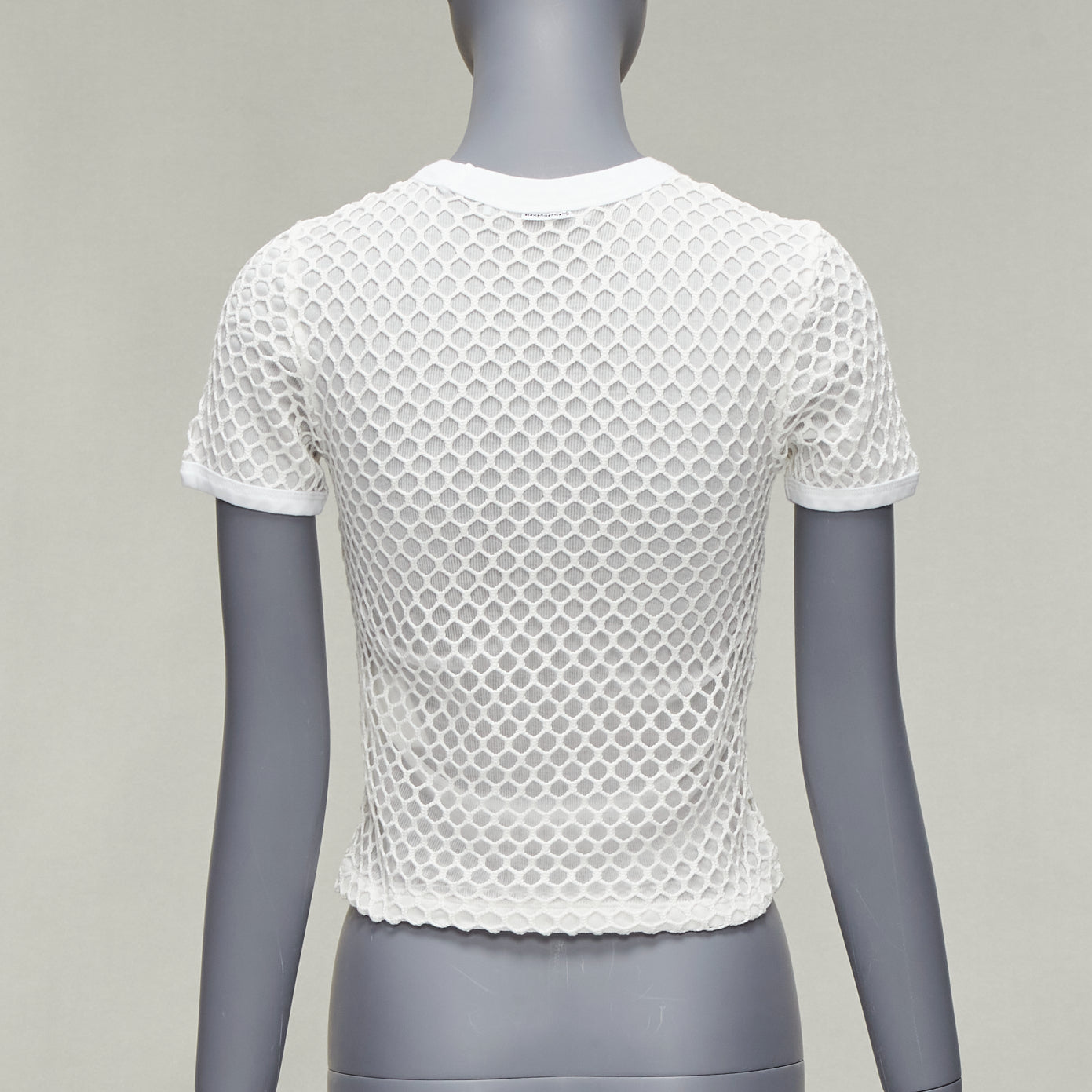 T By Alexander Wang Net Overlay Top - Side view