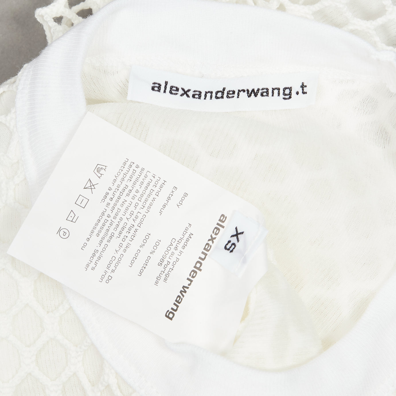 T By Alexander Wang Net Overlay Top - Image 11