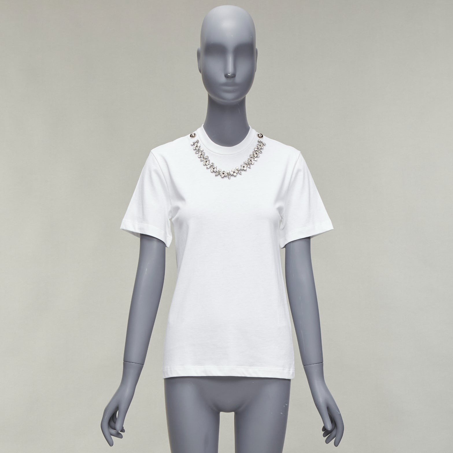 Christopher Kane Rhinestone Chain Shirt - Image 11
