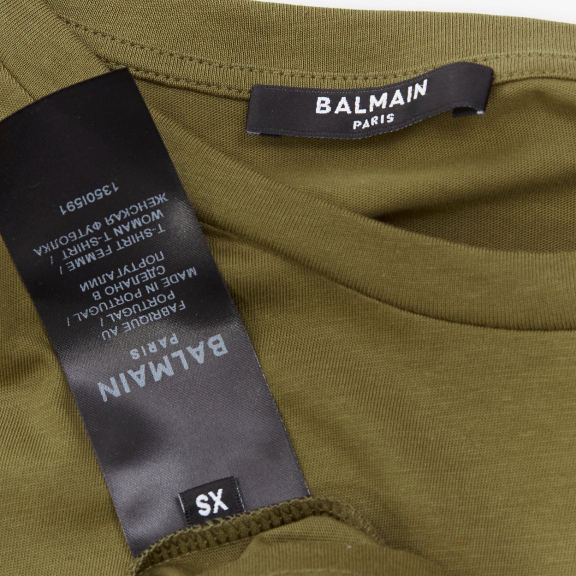 Balmain Distressed Logo Shirt - Image 10