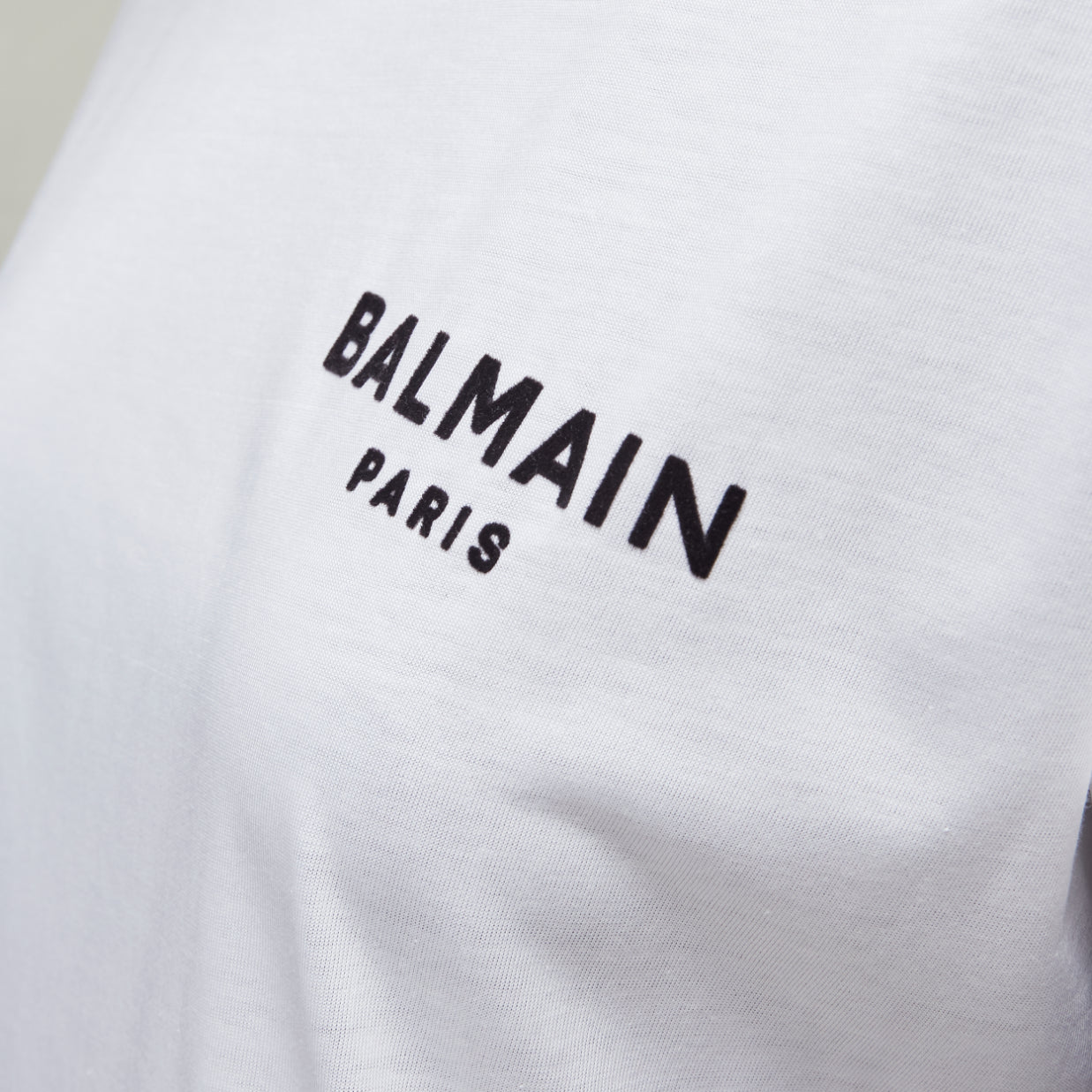 Balmain Logo Cotton Shirt - Back view