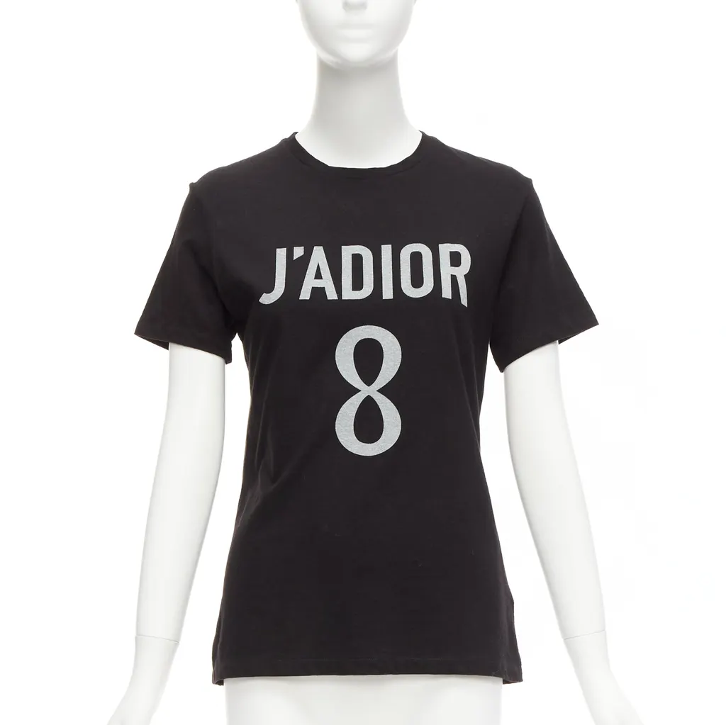 Dior Distressed J’adior Shirt Black Cotton Very good - Front View