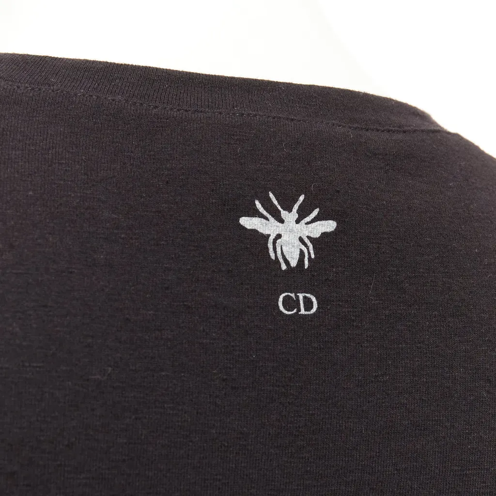 Dior Distressed J’adior Shirt Black Cotton Very good - Back View