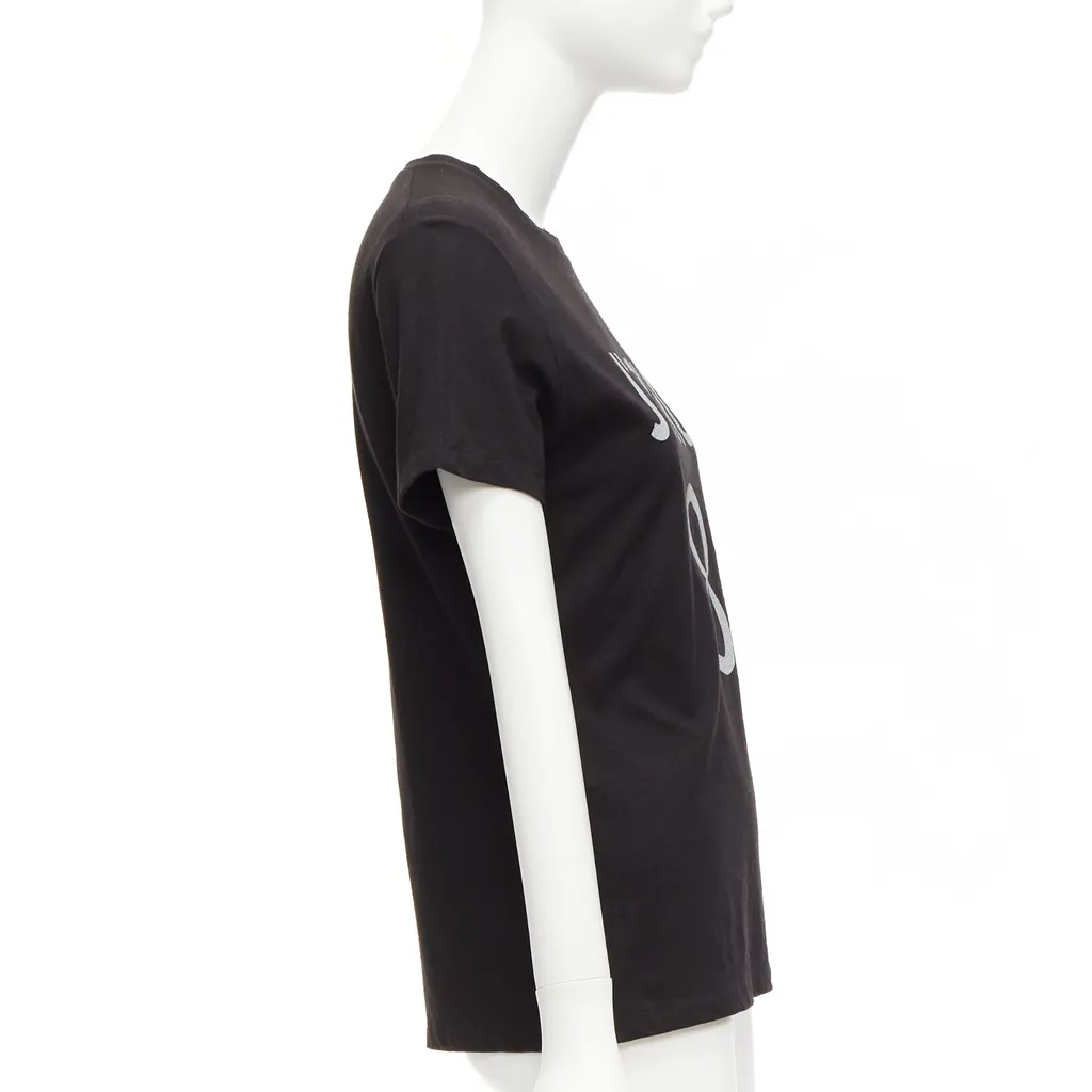 Dior Distressed J’adior Shirt Black Cotton Very good - Model View