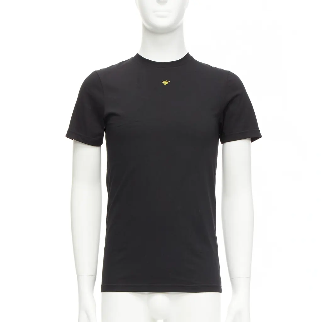 Dior Bee Embroidered Shirt Black Cotton Never worn - Front View