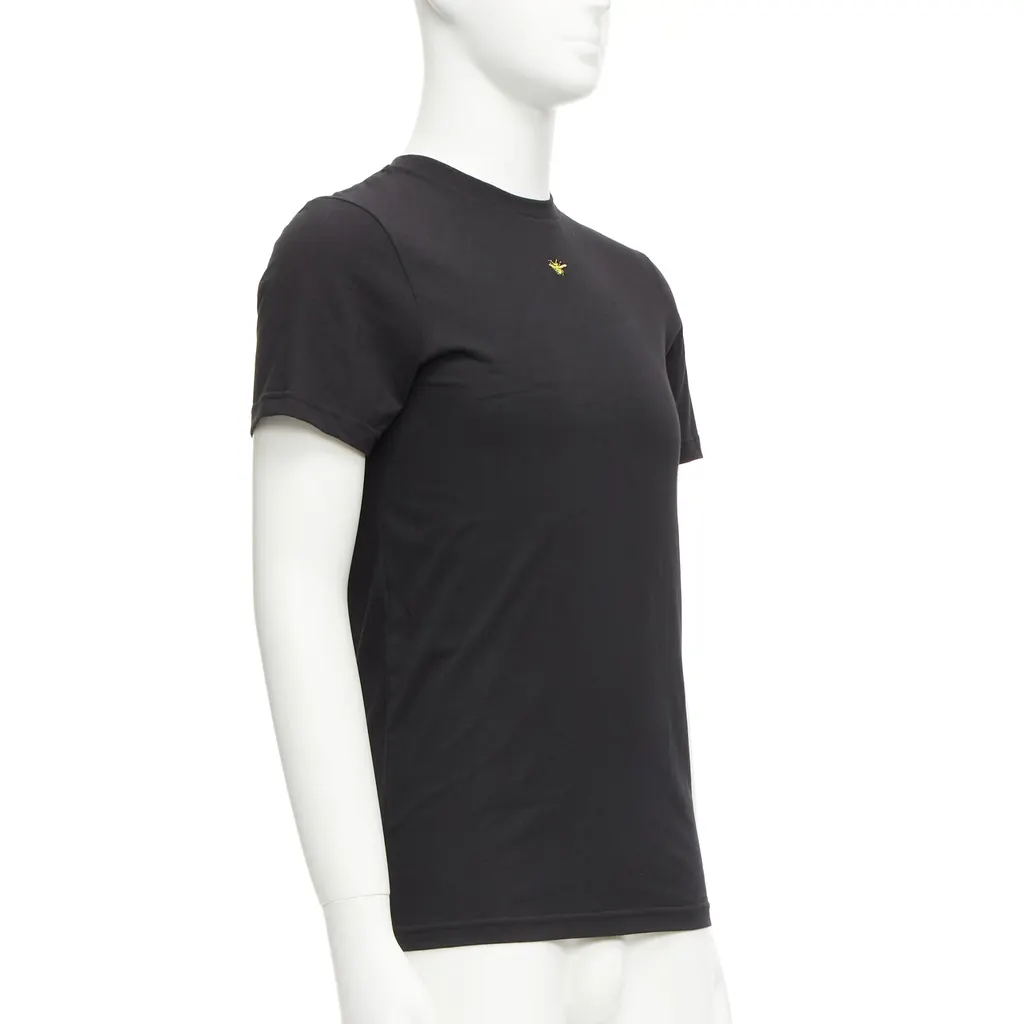 Dior Bee Embroidered Shirt Black Cotton Never worn - Inside View