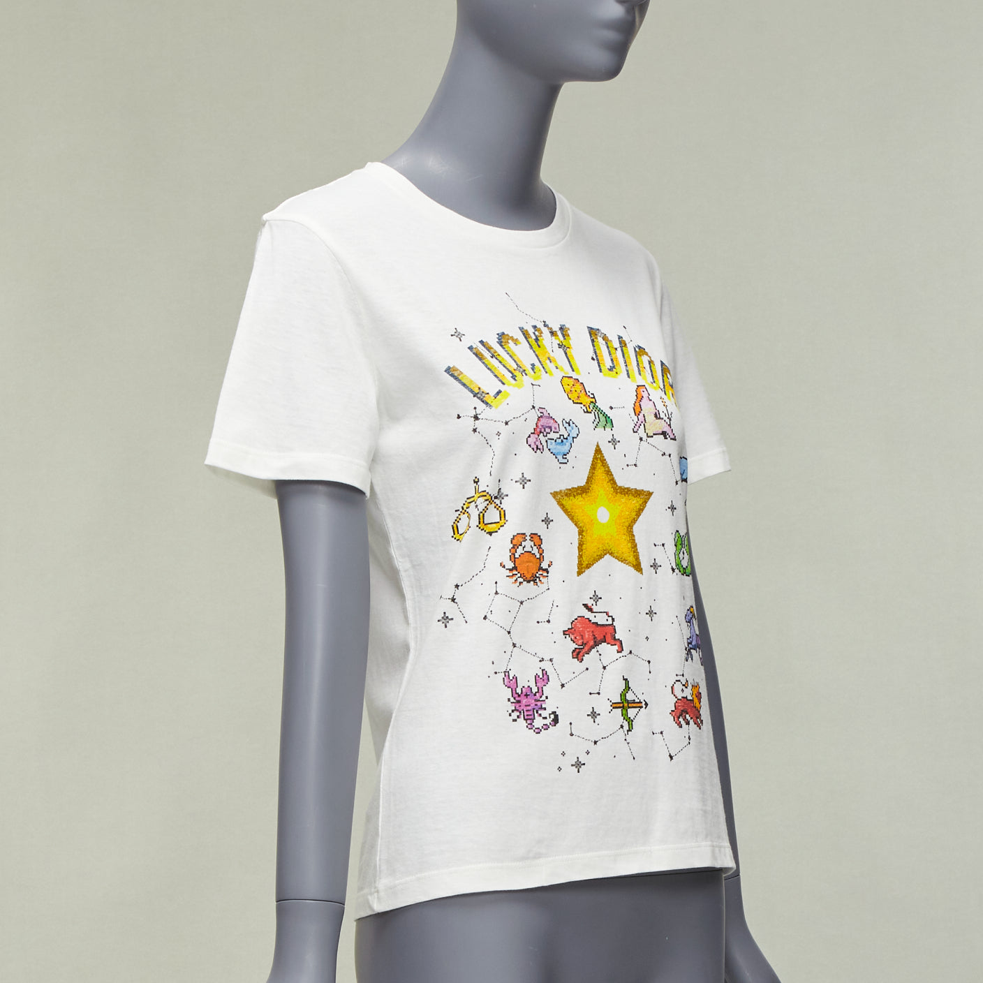 Dior Zodiac Pixel Tee - Image 6