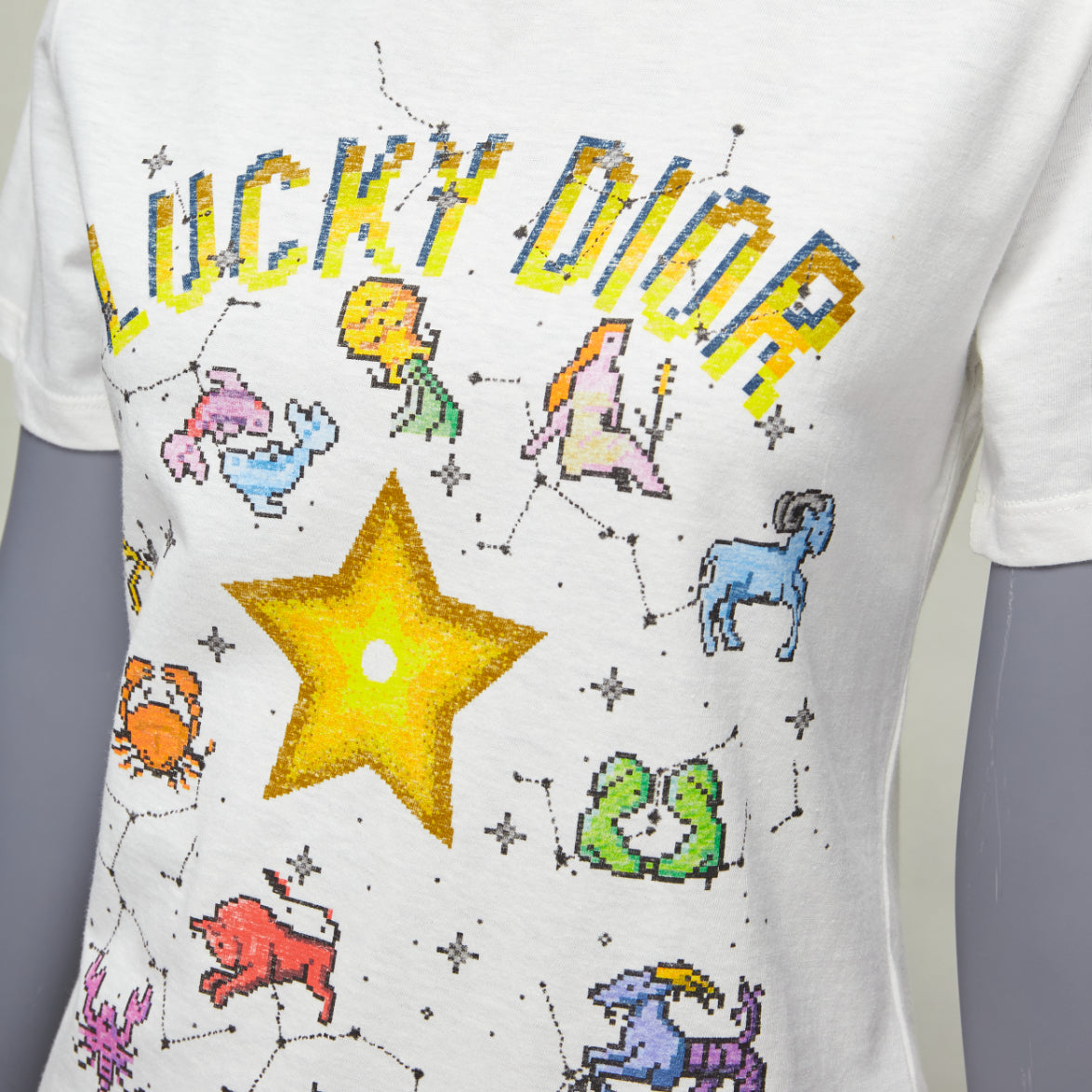 Dior Zodiac Pixel Tee - Detail 2