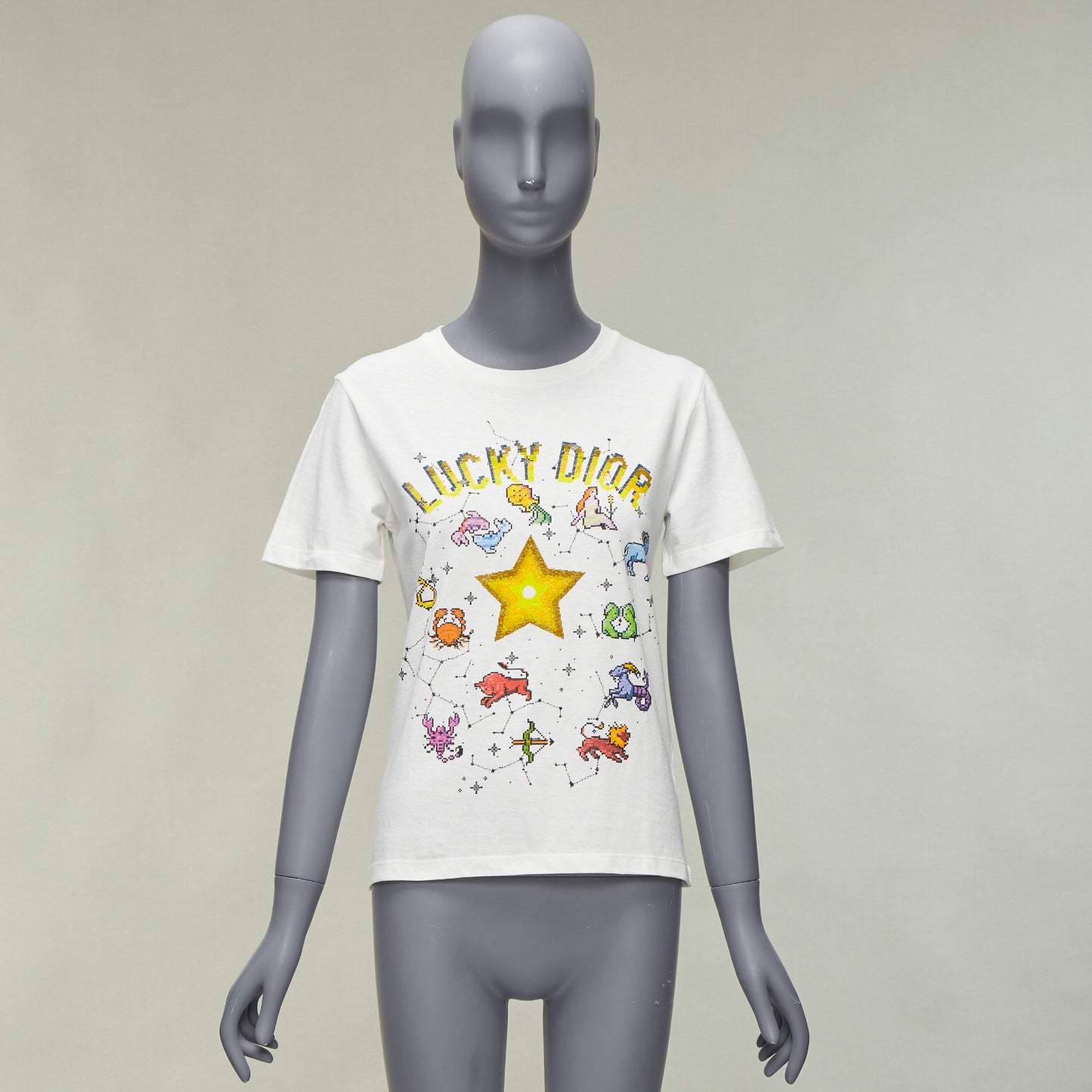 Dior Zodiac Pixel Tee - Image 12