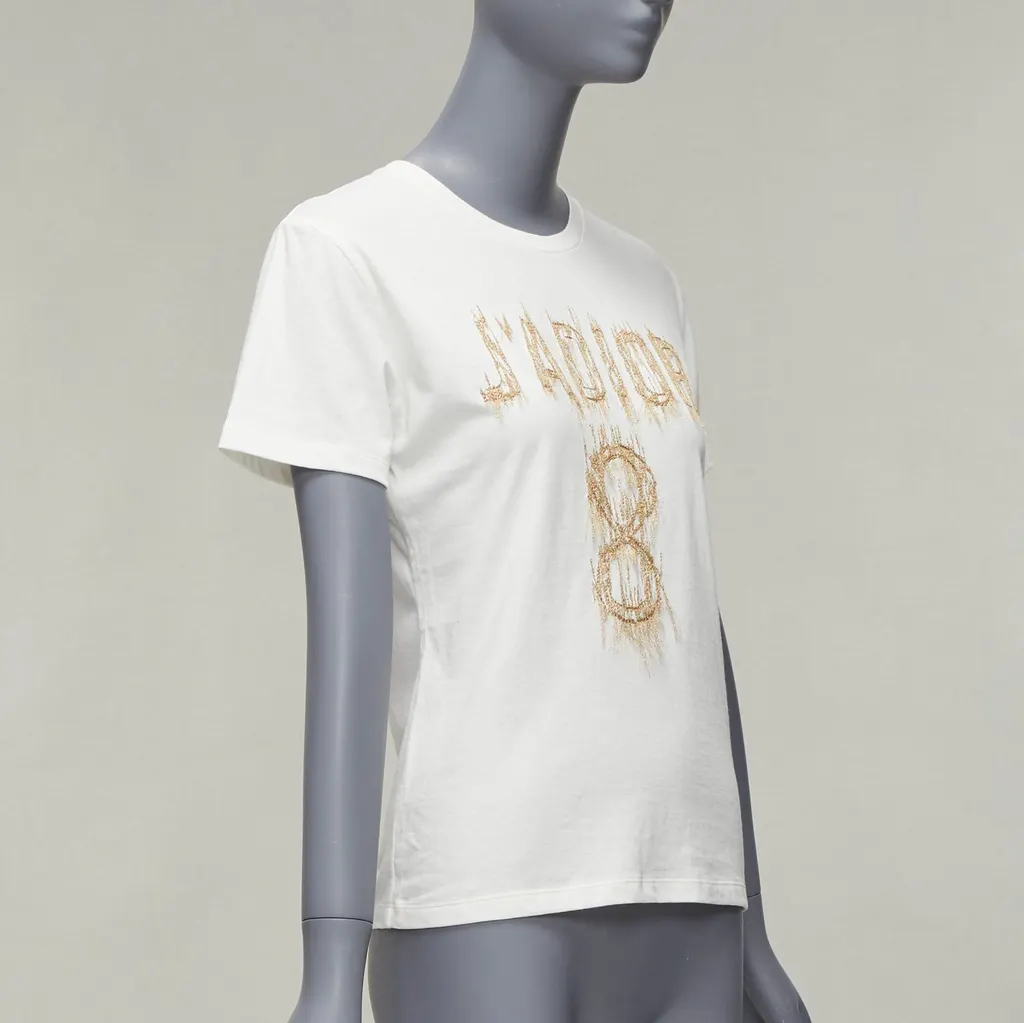 Dior Lurex J’adior Shirt White Cotton Very good - Inside View