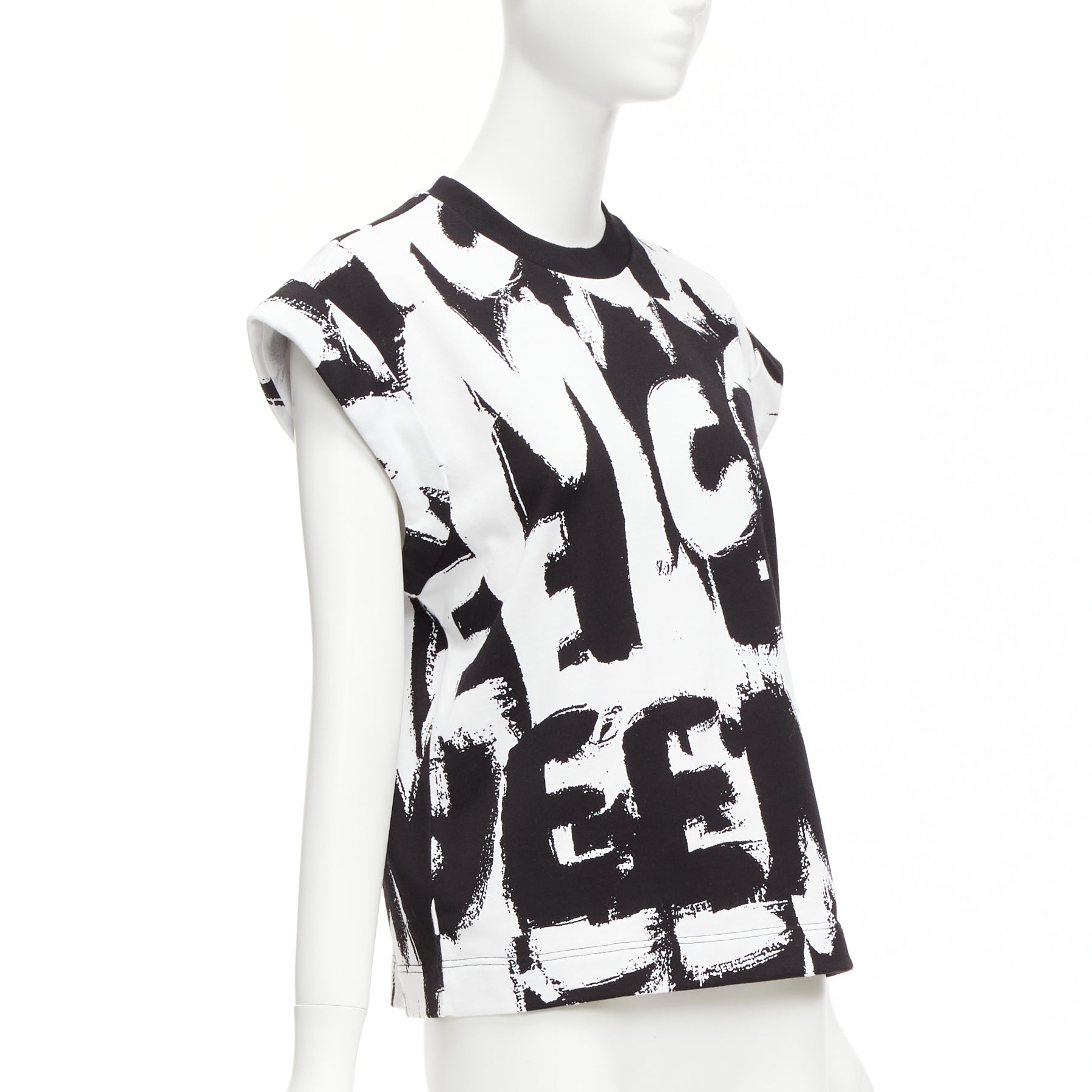 Alexander Mcqueen Graffiti Boxy Top - Image 6
