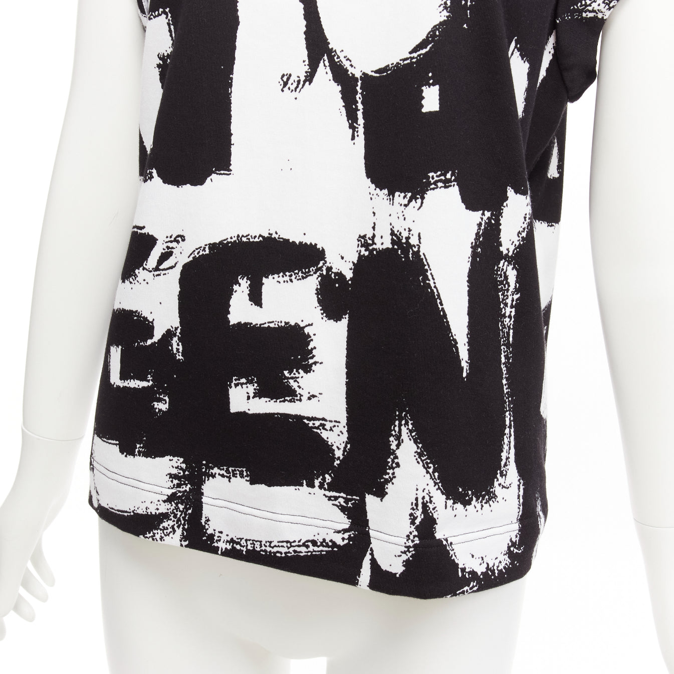 Alexander Mcqueen Graffiti Boxy Top - Detail 2
