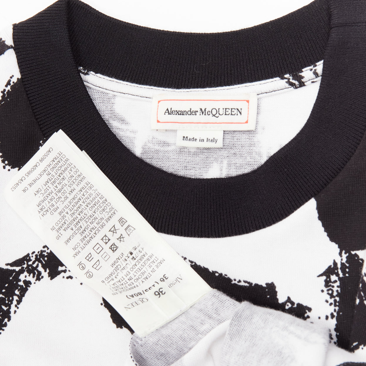 Alexander Mcqueen Graffiti Boxy Top - Image 10