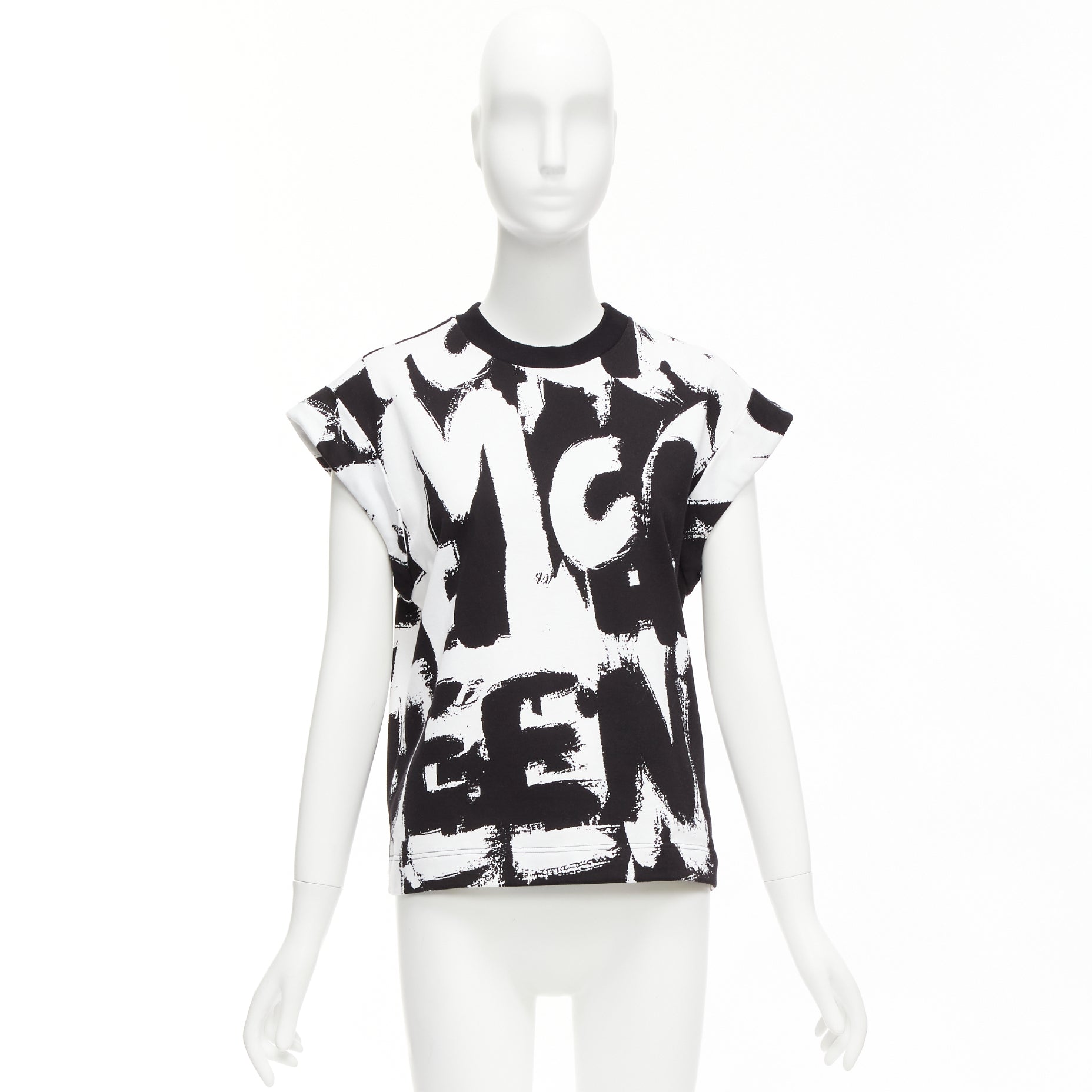 Alexander Mcqueen Graffiti Boxy Top - Image 11