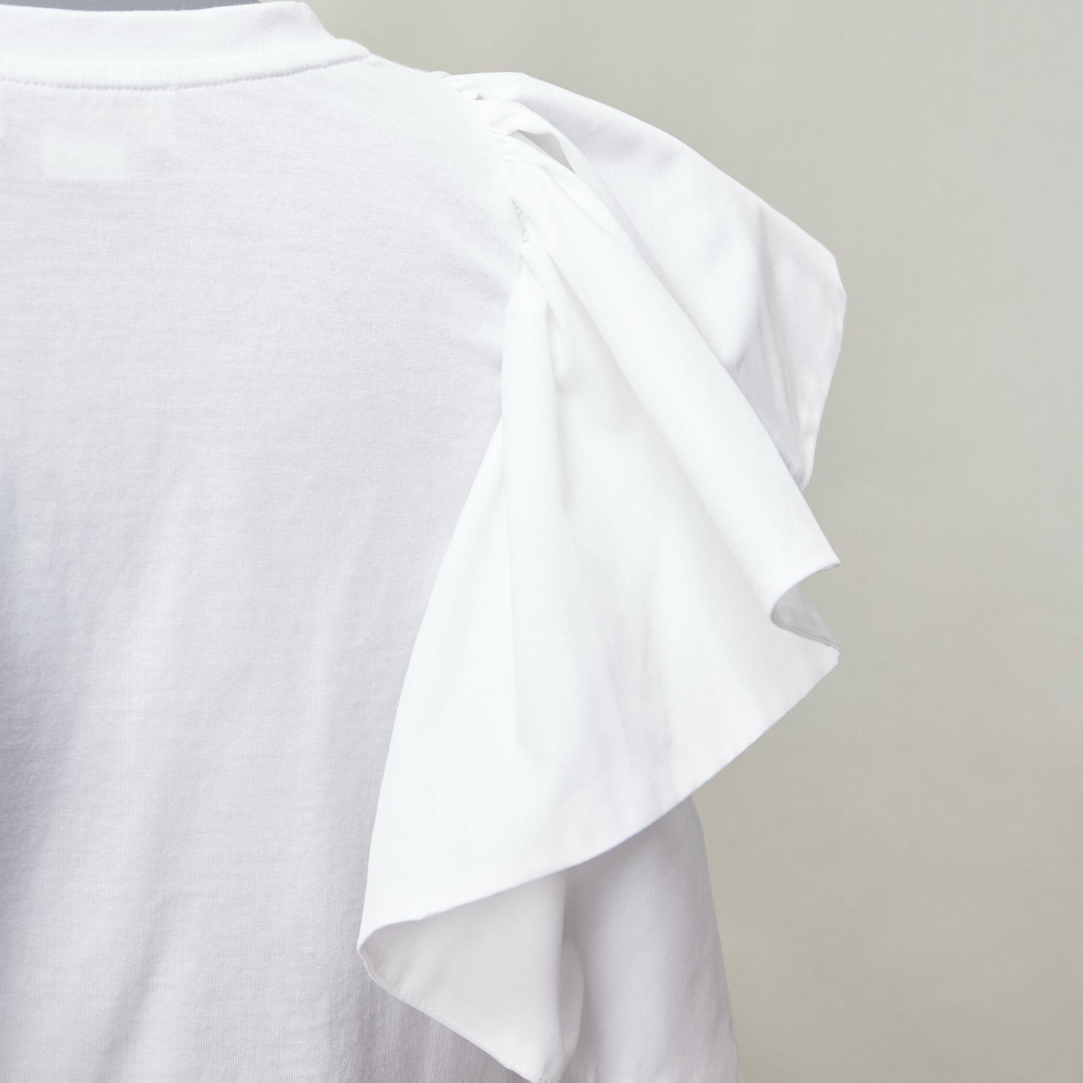 Alexander Mcqueen Ruffle Crop Shirt - Detail 2
