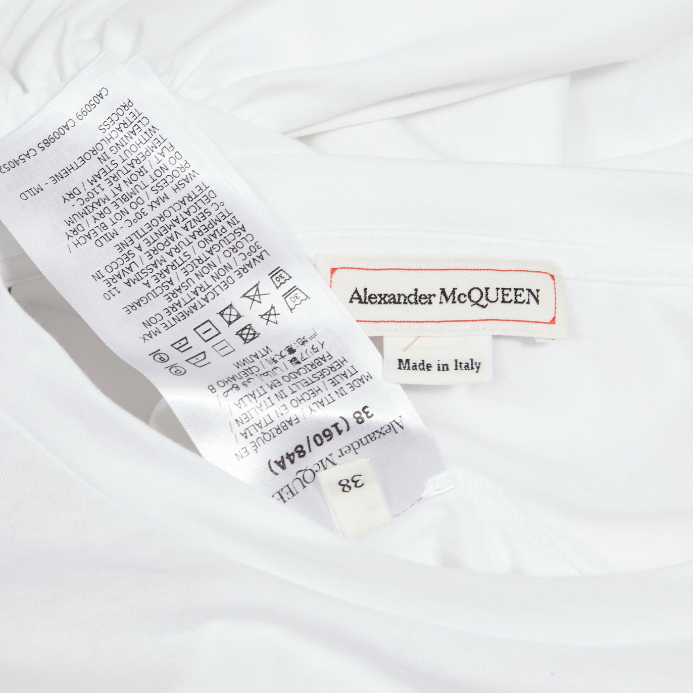 Alexander Mcqueen Ruffle Crop Shirt - Image 10