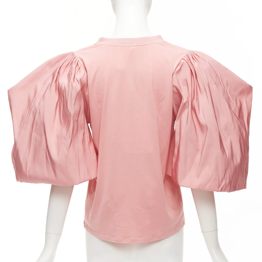 Alexander McQueen Dramatic Puff Shirt Pink Cotton Never worn, with tag - Box View